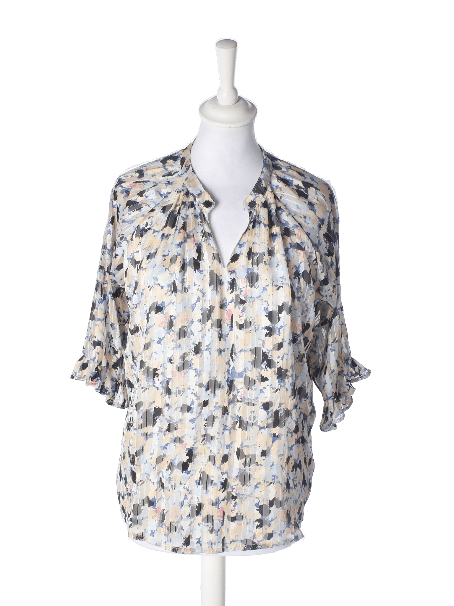 VRS Bluse - M / Multifarvet / Kvinde - SassyLAB Secondhand