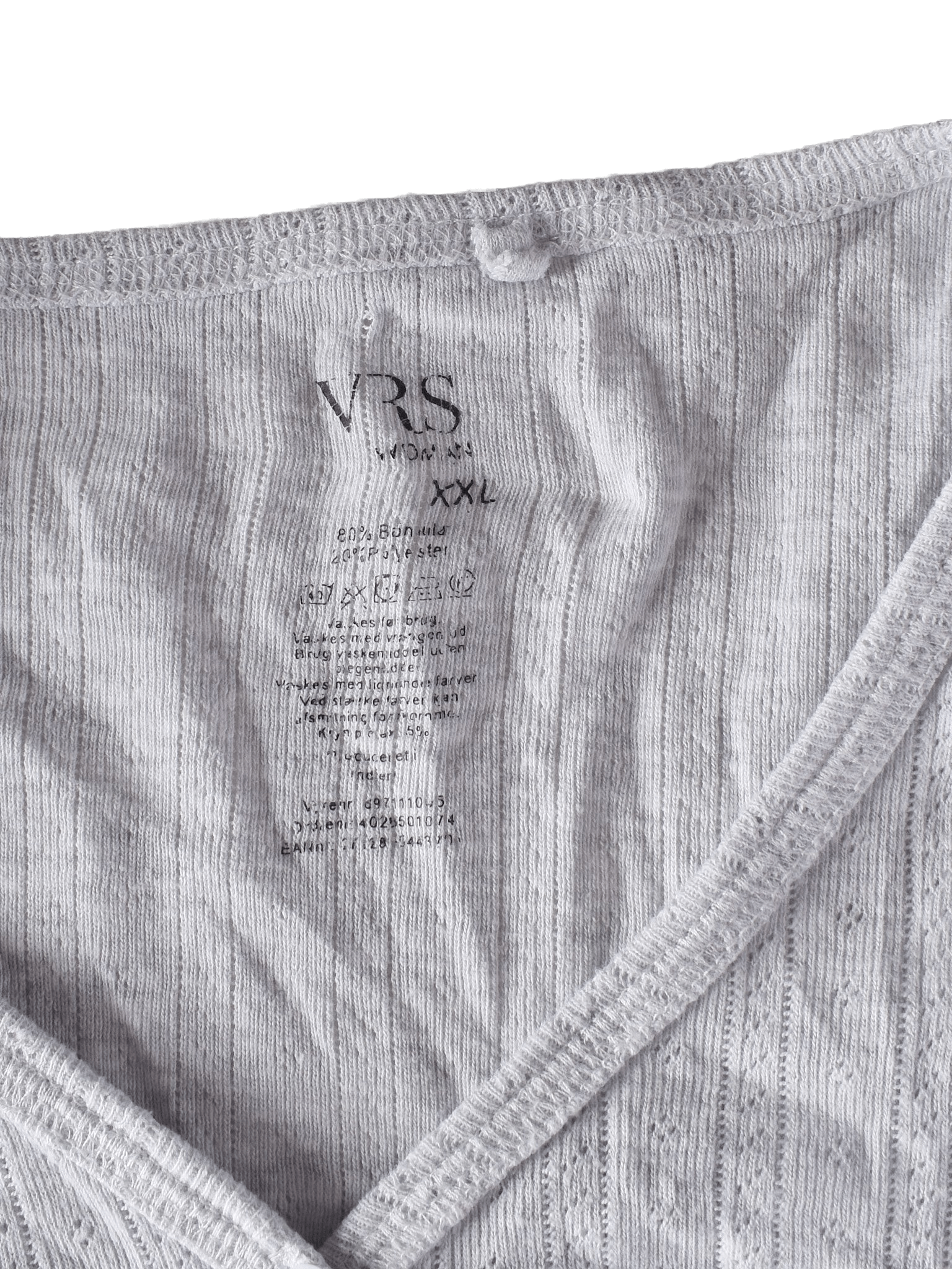 VRS Bluse - XXL / Grå / Kvinde - SassyLAB Secondhand