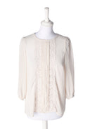 Warehouse Bluse - 36 / Beige / Kvinde - SassyLAB Secondhand
