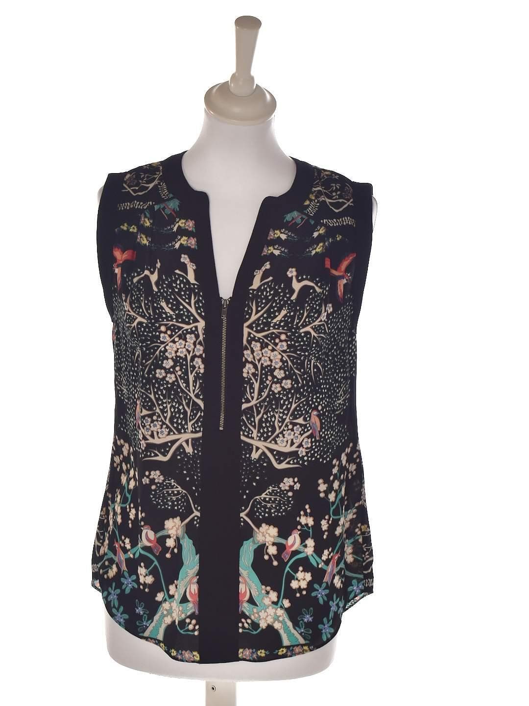 Warehouse Skjorte - 36 / Sort / Kvinde - SassyLAB Secondhand
