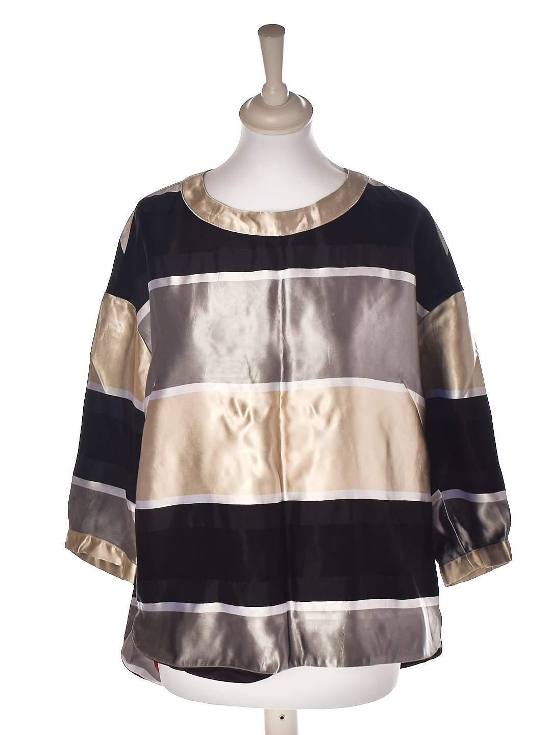 Whiite Bluse - 38 / Grå / Kvinde - SassyLAB Secondhand