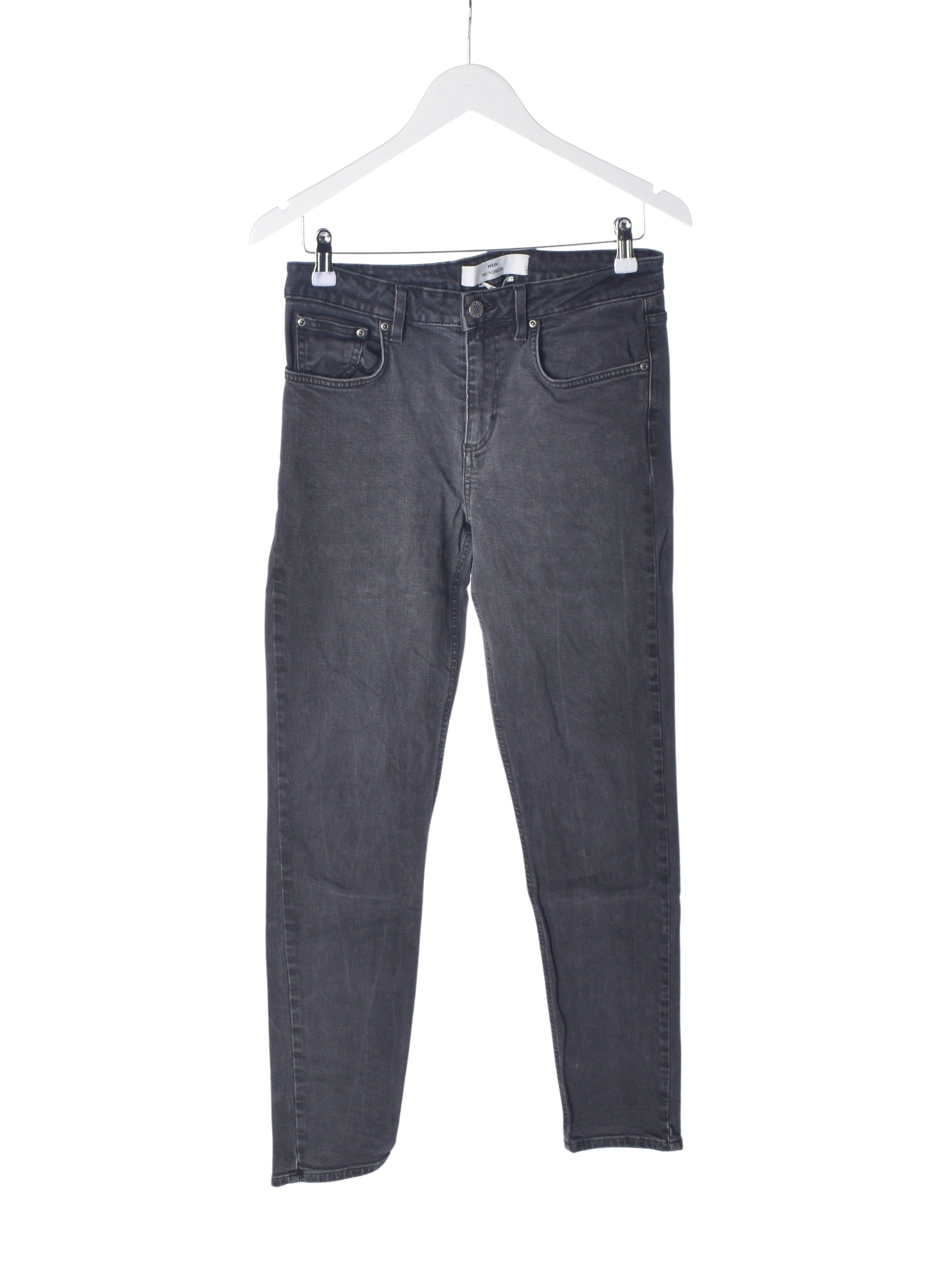 Won Hundred Jeans - W29 L34 / Grå / Kvinde - SassyLAB Secondhand