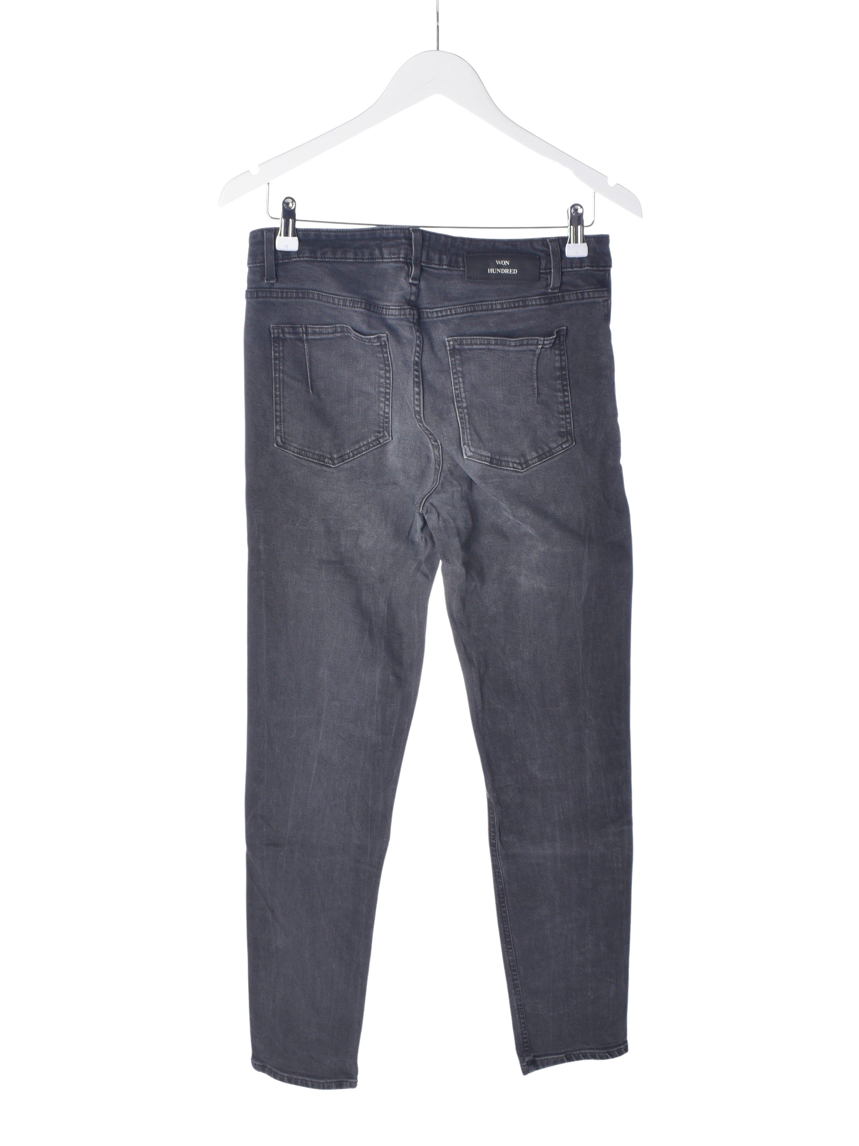 Won Hundred Jeans - W29 L34 / Grå / Kvinde - SassyLAB Secondhand