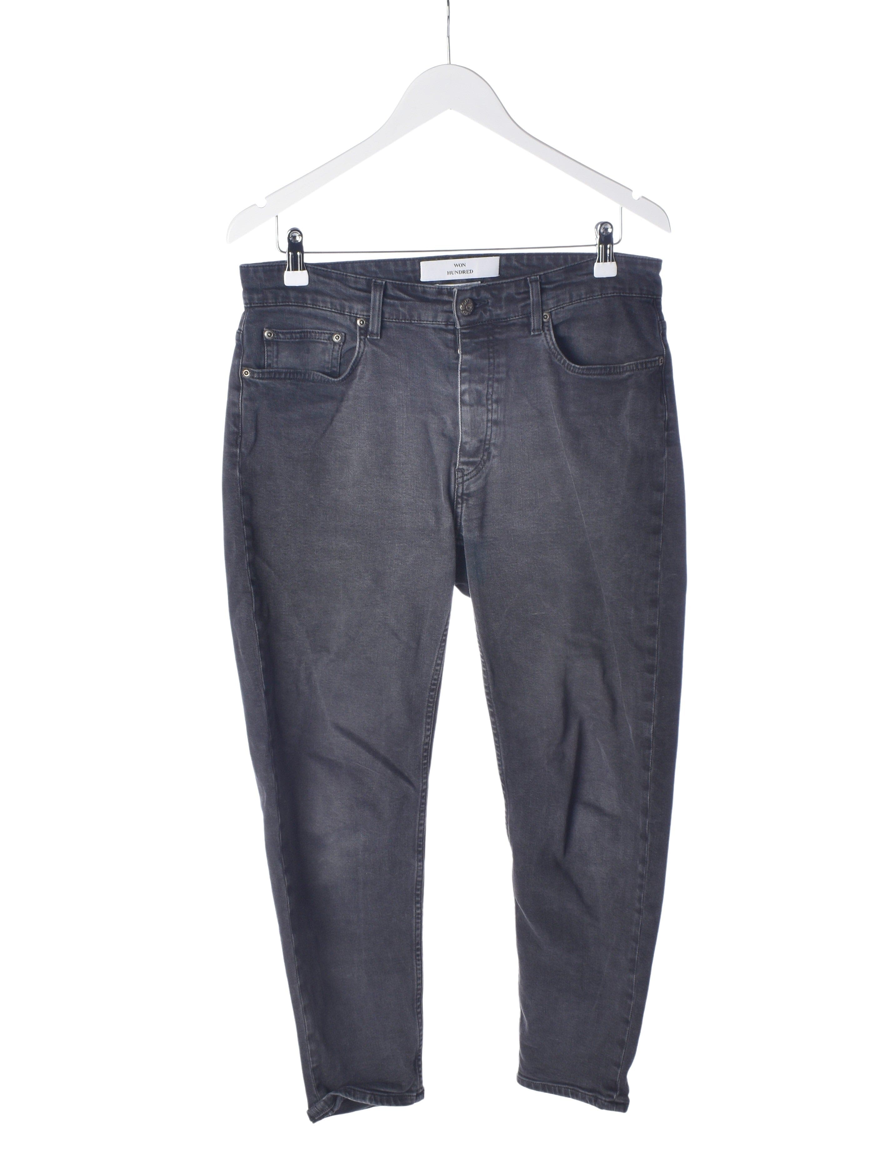 Won Hundred Jeans - W30 L30 / Grå / Kvinde - SassyLAB Secondhand