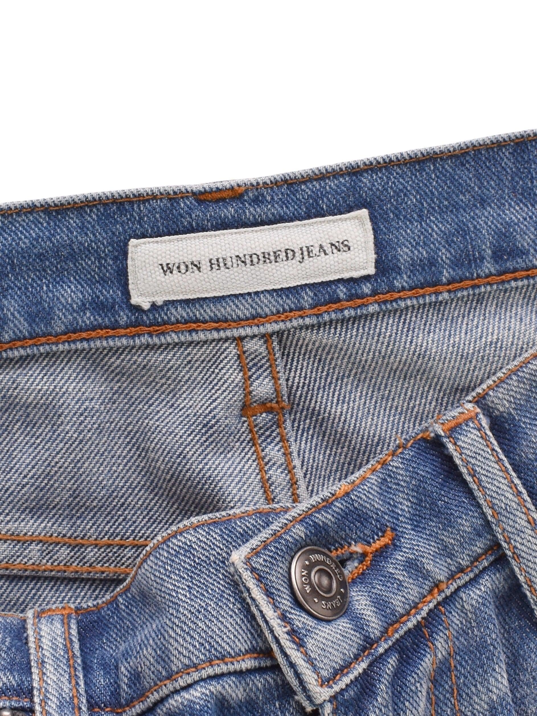 Won Hundred Shorts - 26 / Blå / Kvinde - SassyLAB Secondhand
