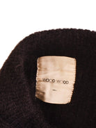 Wood Wood Strik - S / Sort / Kvinde - SassyLAB Secondhand