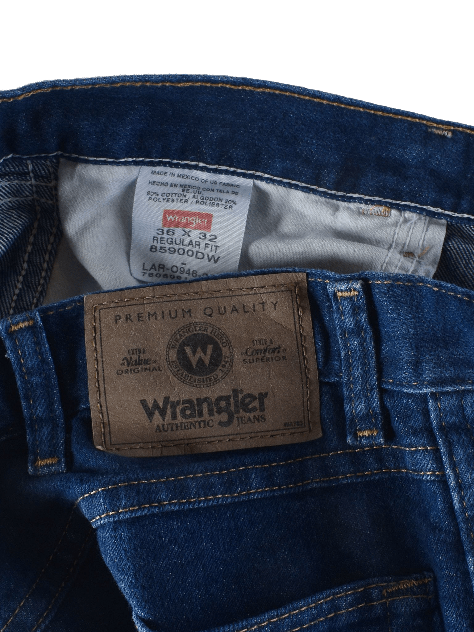 Wrangler Jeans - 42 / Blå / Mand - SassyLAB Secondhand