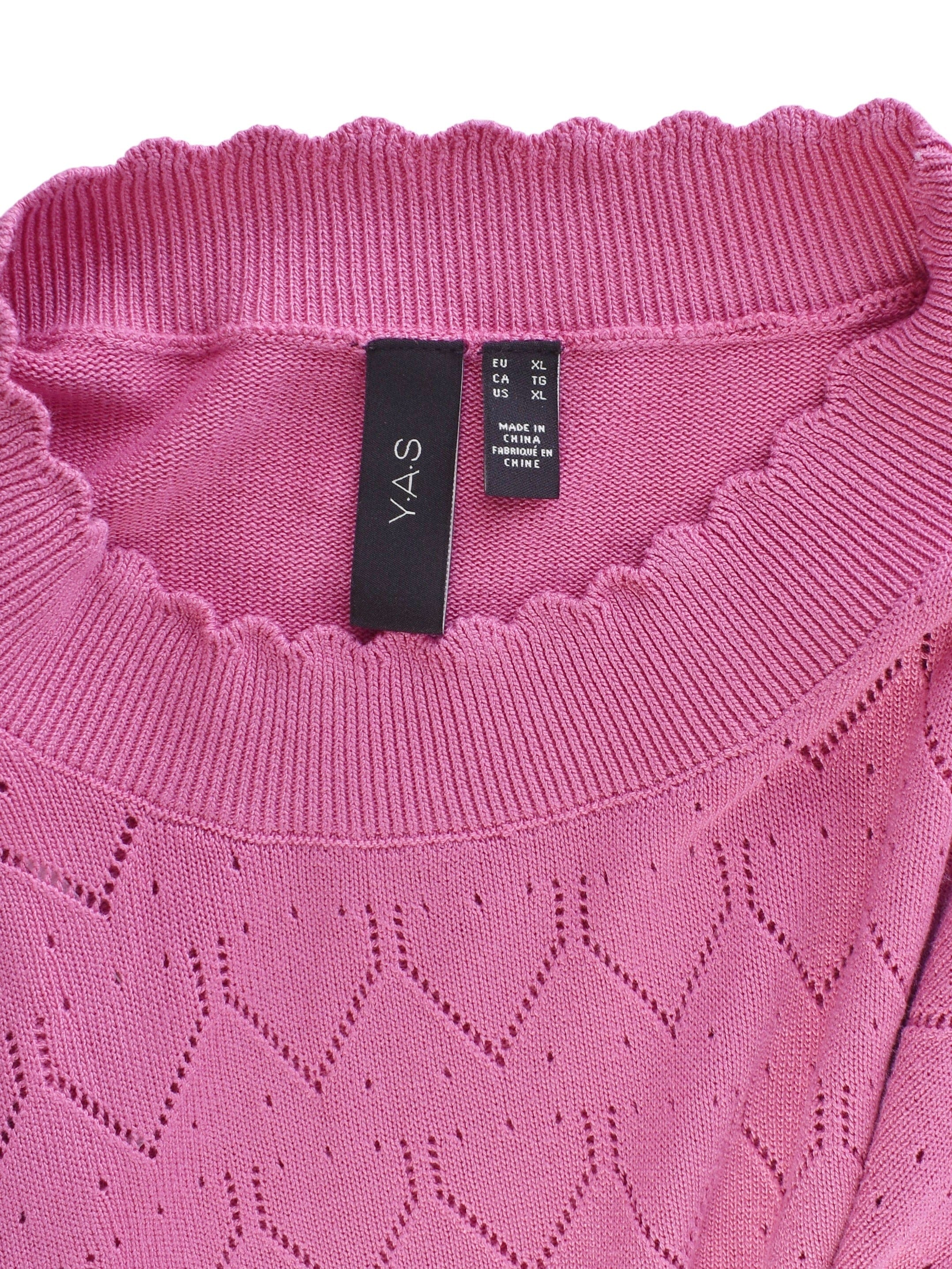Y.A.S Bluse - XL / Pink / Kvinde - SassyLAB Secondhand
