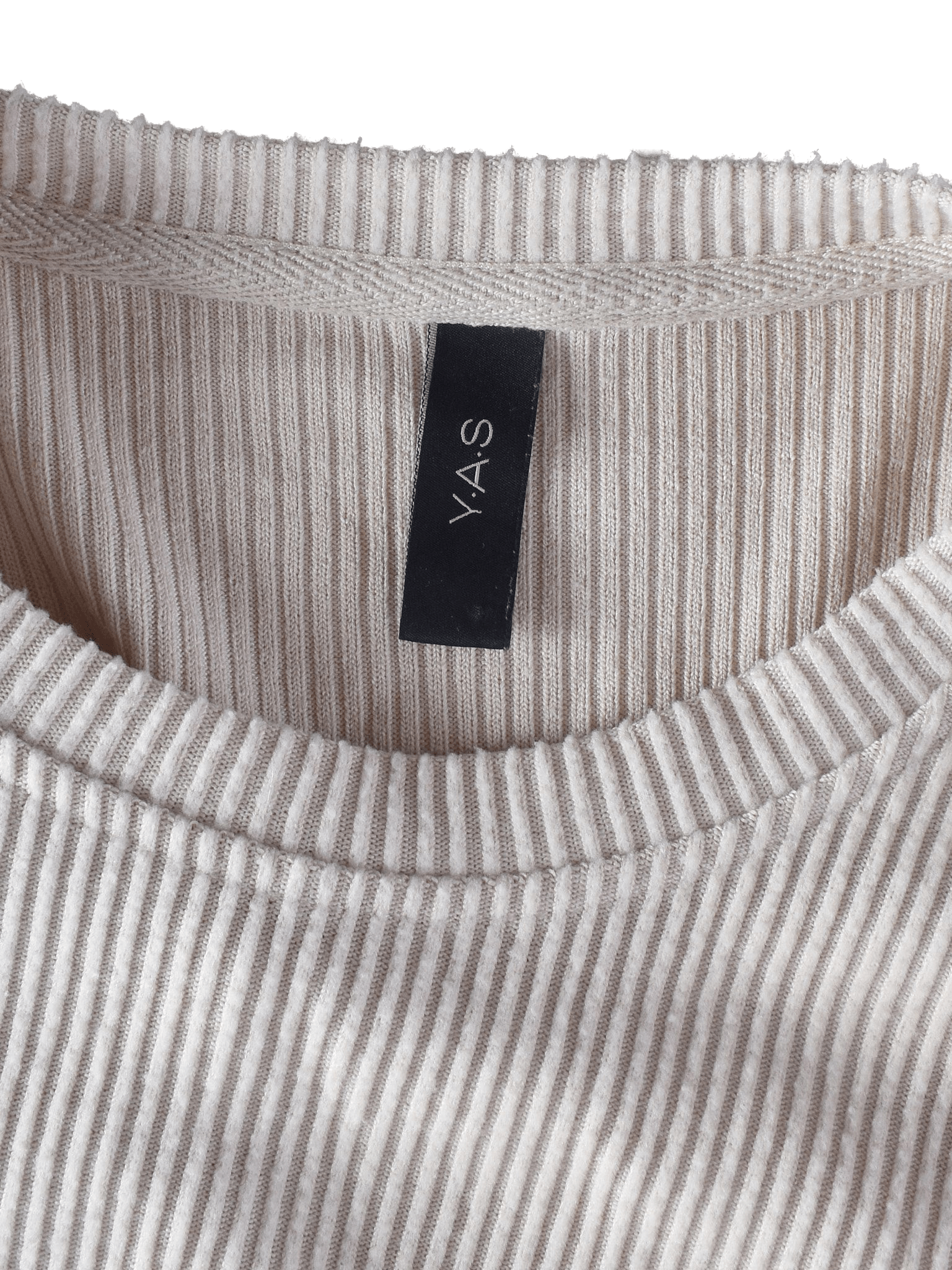 Y.A.S Sweater - M / Beige / Kvinde - SassyLAB Secondhand