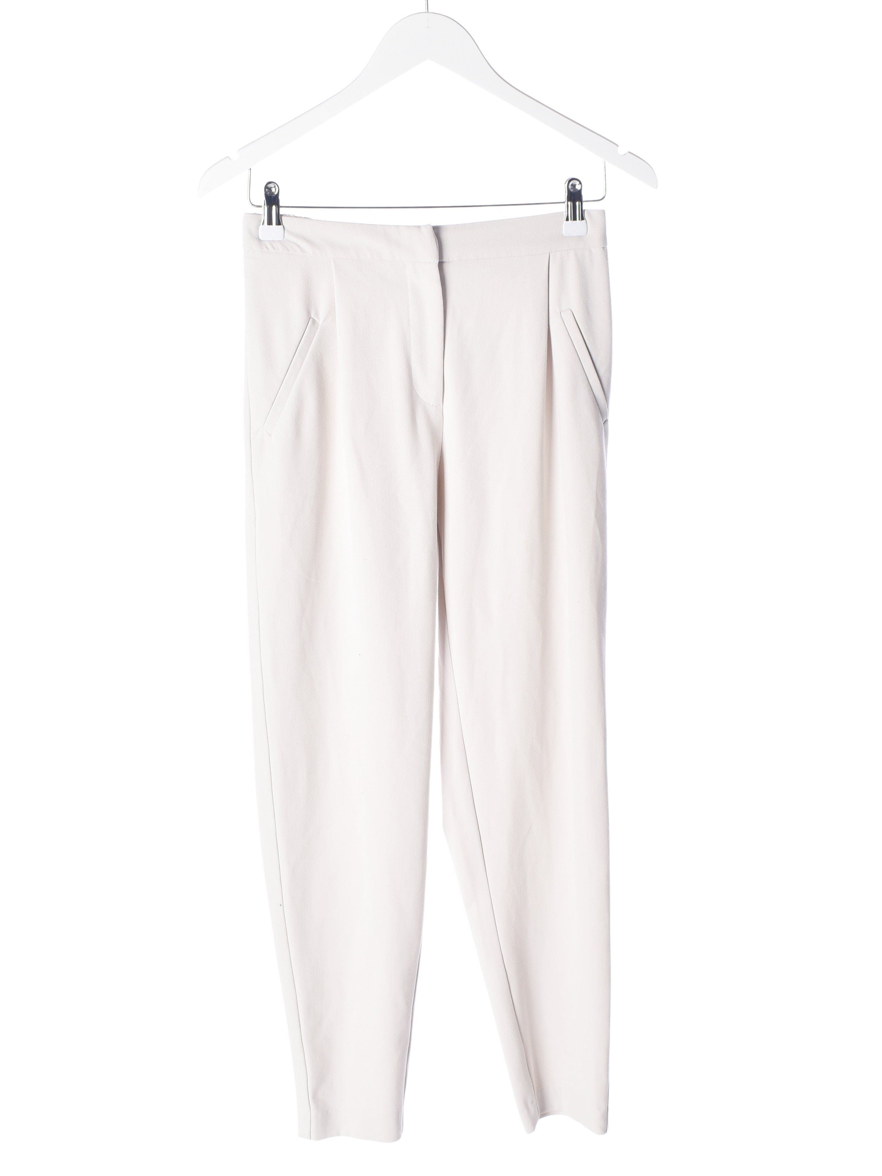 YAS Bukser - 36 / Beige / Kvinde - SassyLAB Secondhand