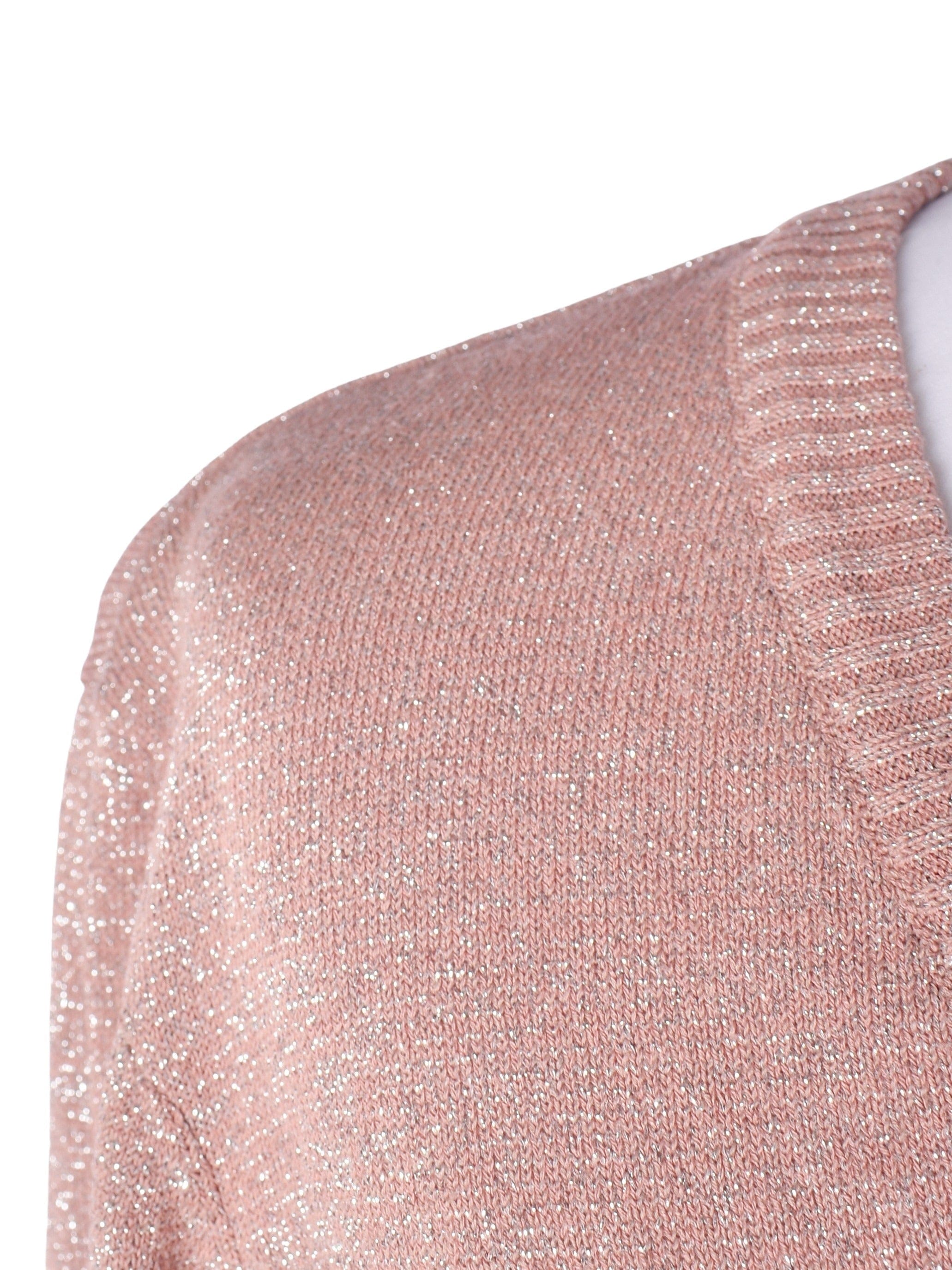 YAS Striktrøje - M / Rosa / Kvinde - SassyLAB Secondhand