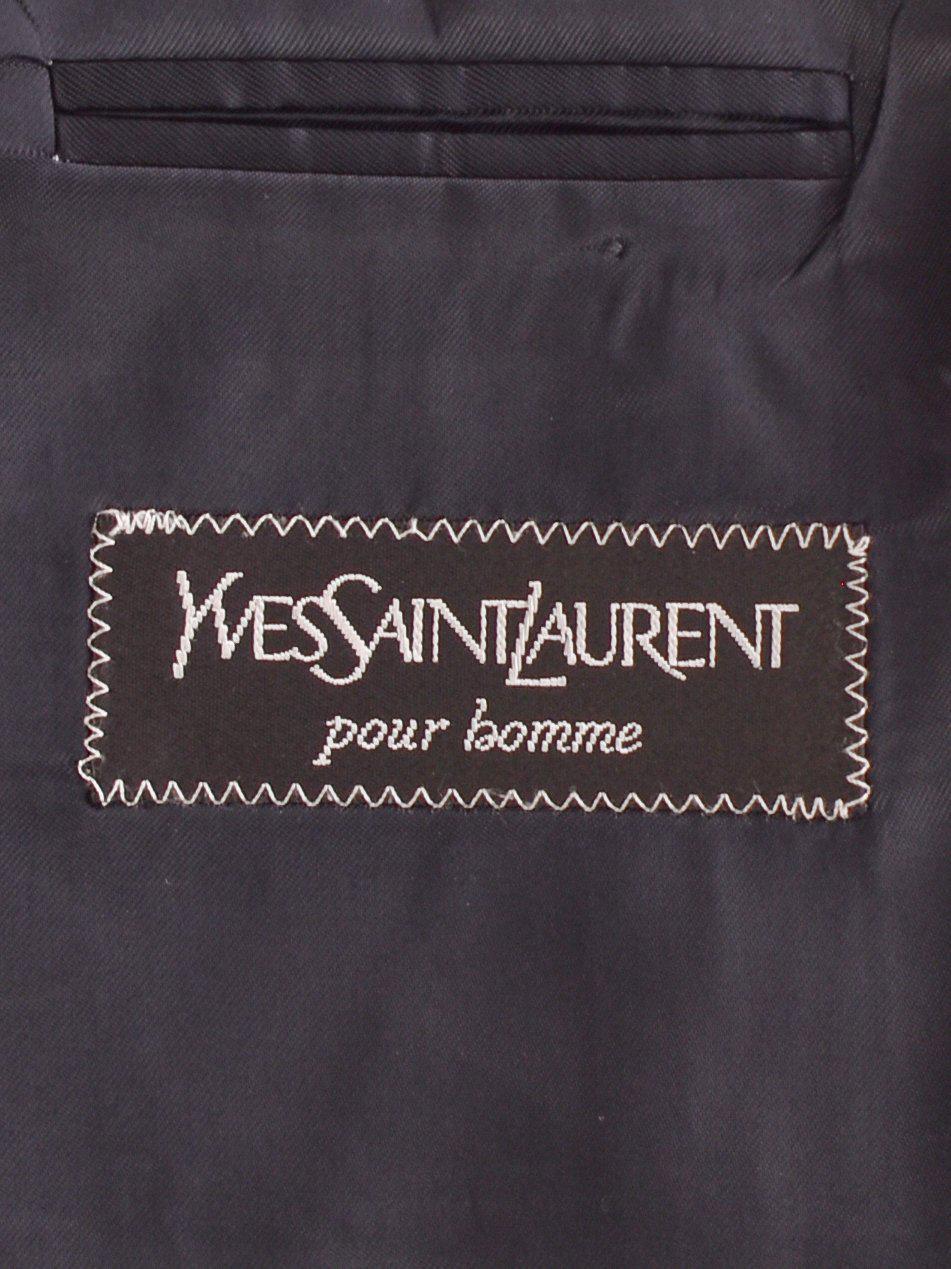 Yves Saint Laurent Blazer - XL / Sort / Mand - SassyLAB Secondhand