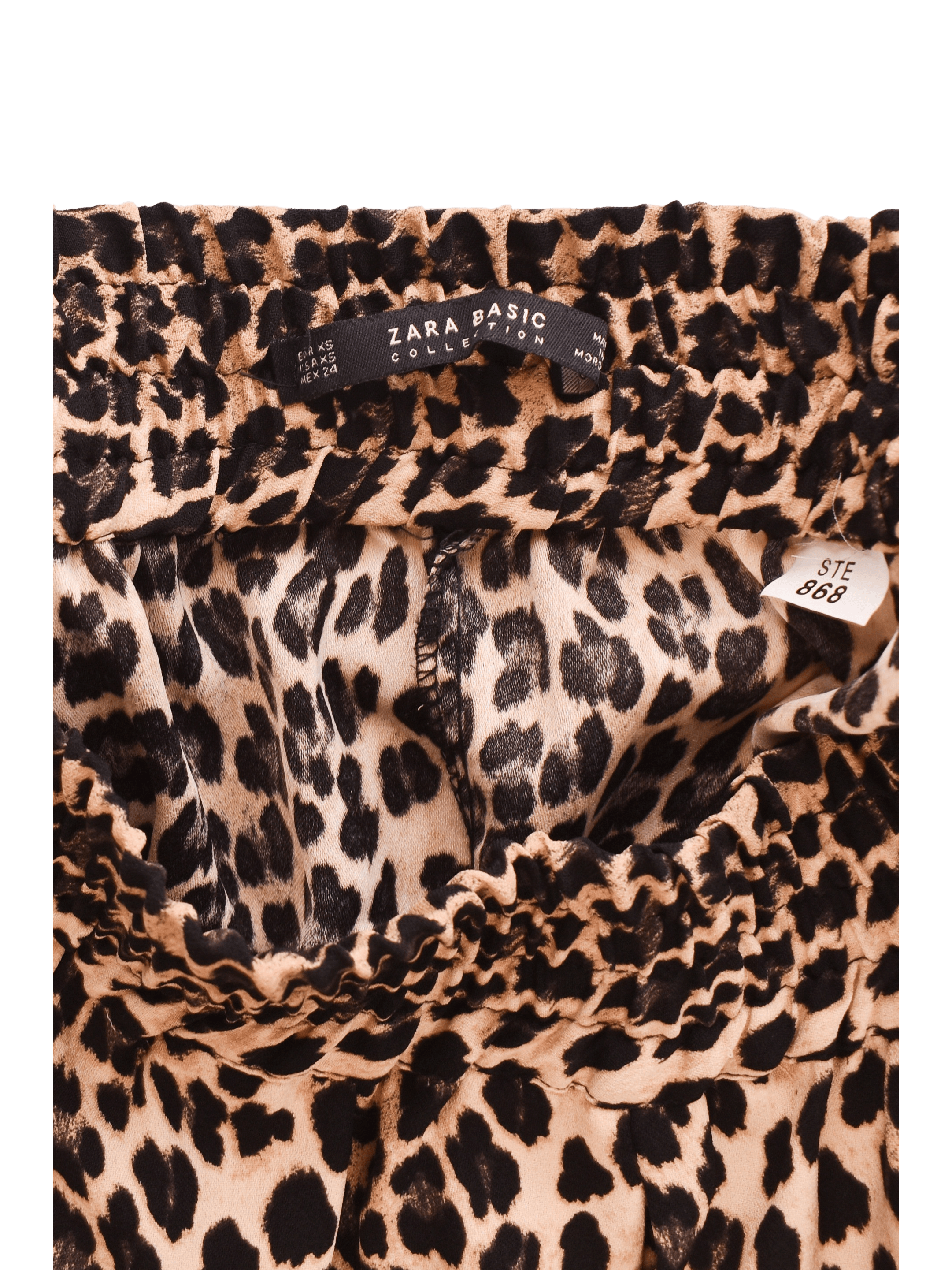Zara Basics Shorts - XS / Dyreprint / Kvinde - SassyLAB Secondhand