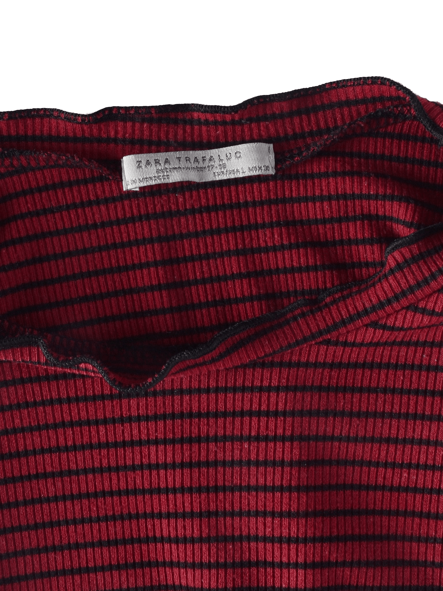 Zara Bluse - L / Rød / Kvinde - SassyLAB Secondhand