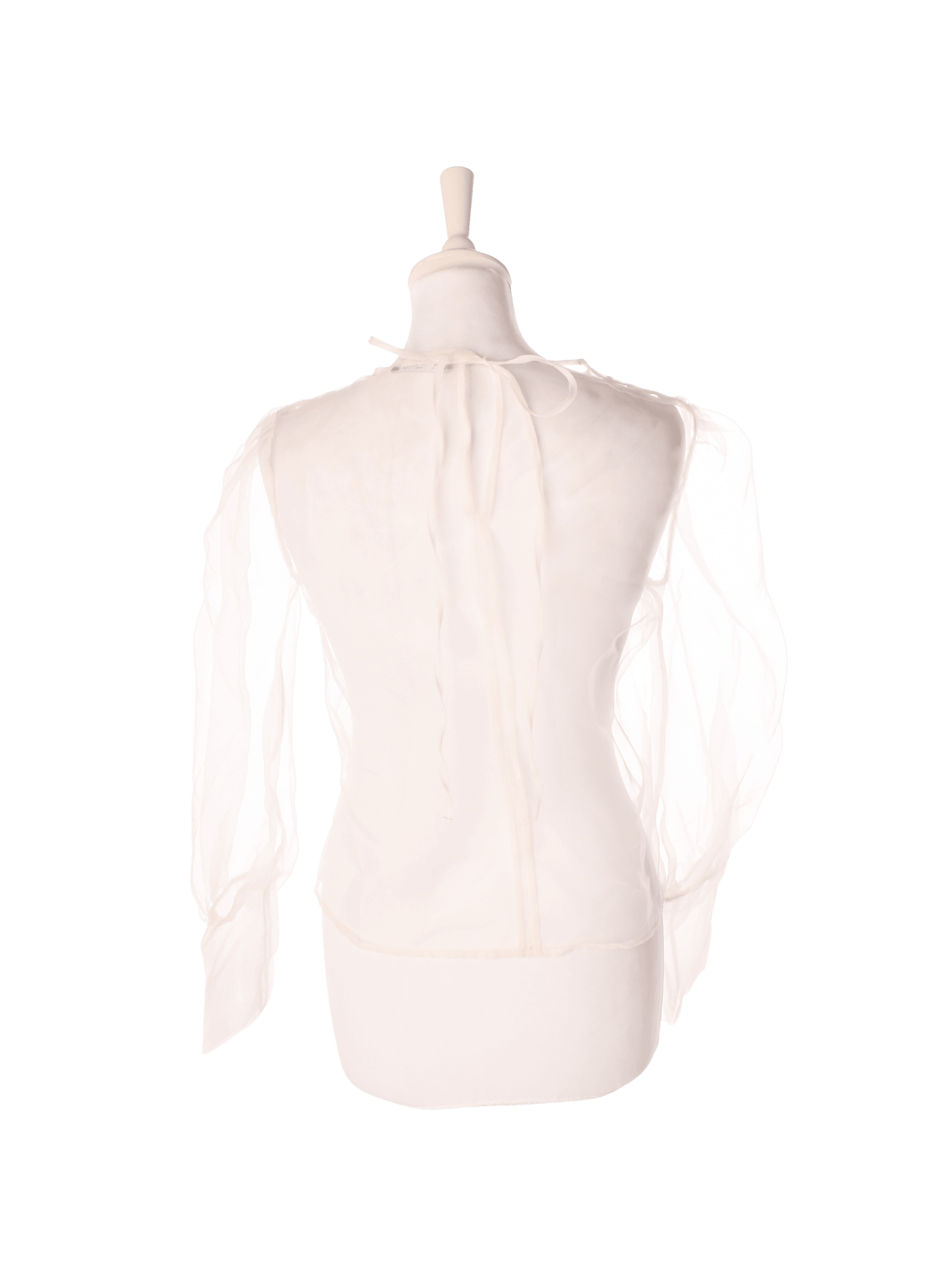 Zara Bluse - S / Hvid / Kvinde - SassyLAB Secondhand