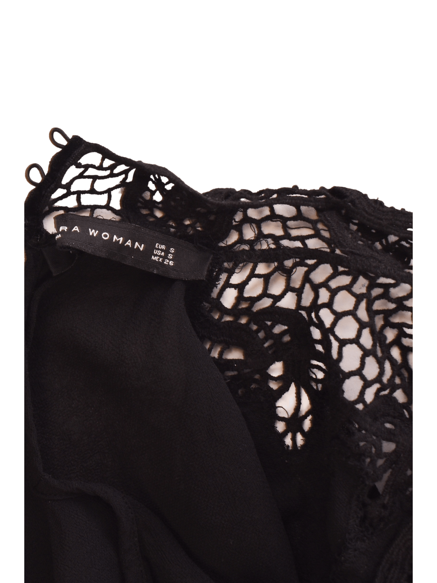 Zara Bluse - S / Sort / Kvinde - SassyLAB Secondhand