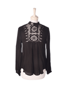 Zara Bluse - S / Sort / Kvinde - SassyLAB Secondhand