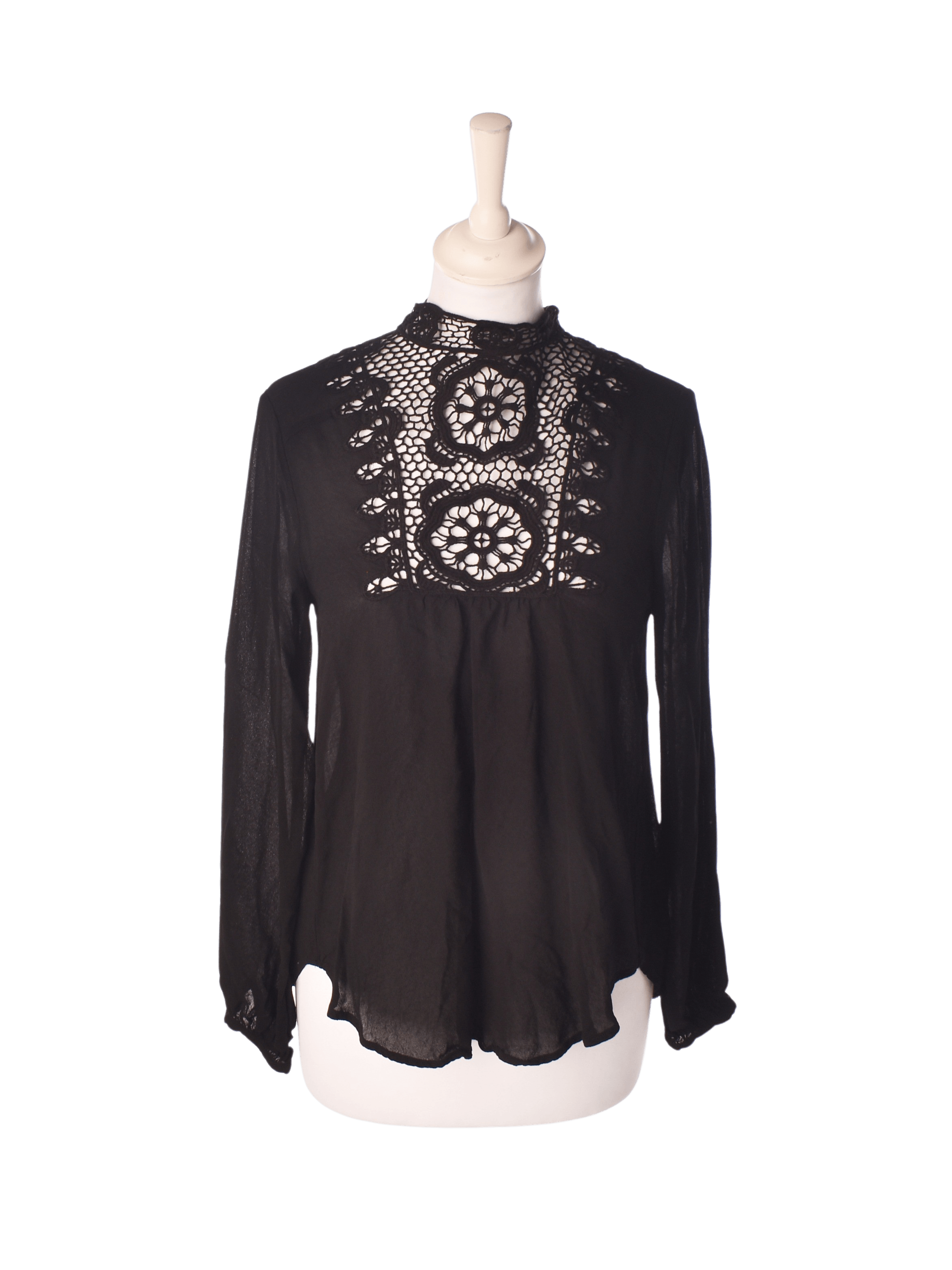 Zara Bluse - S / Sort / Kvinde - SassyLAB Secondhand