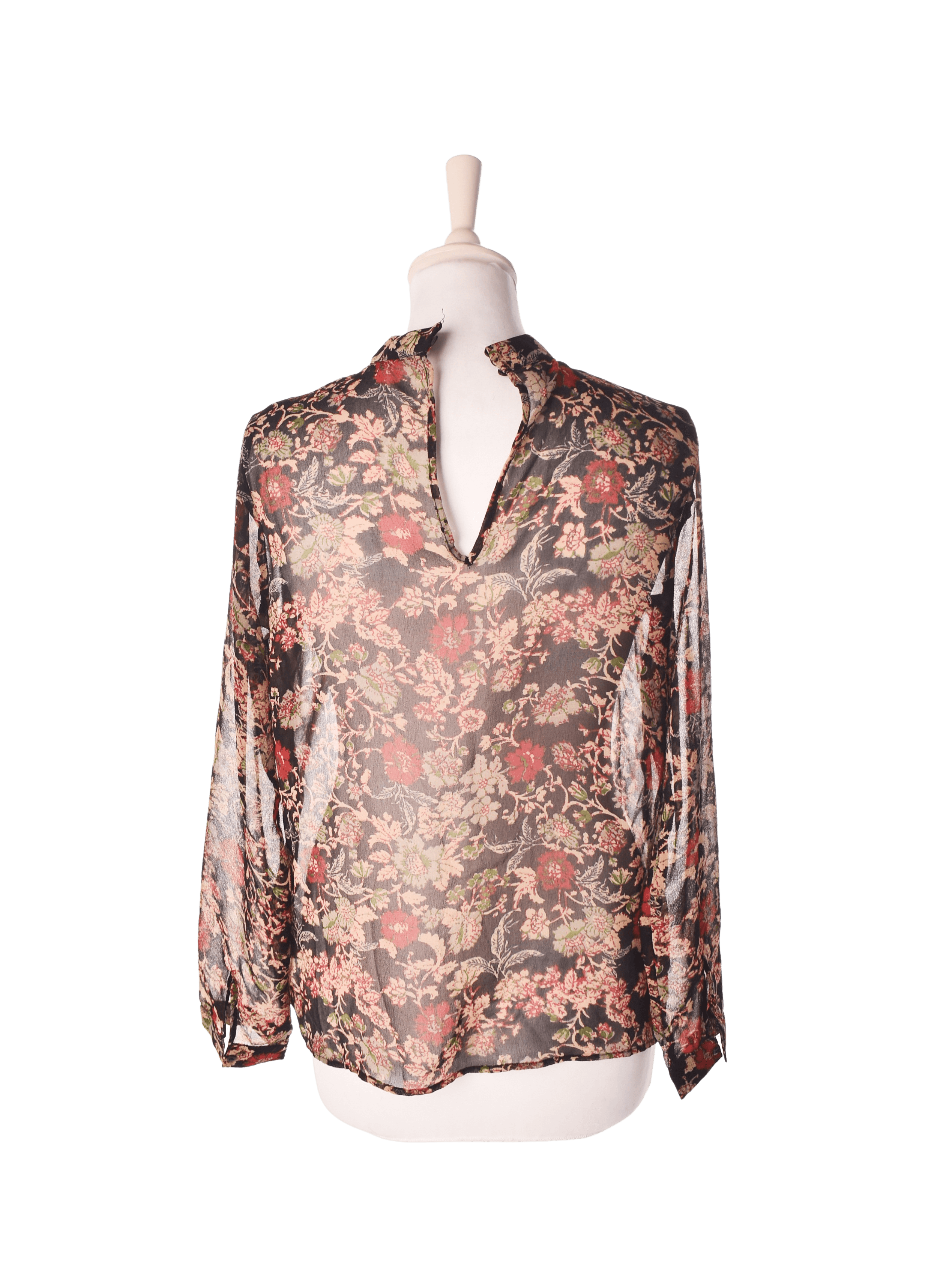 Zara Bluse - XS / Blomstret / Kvinde - SassyLAB Secondhand
