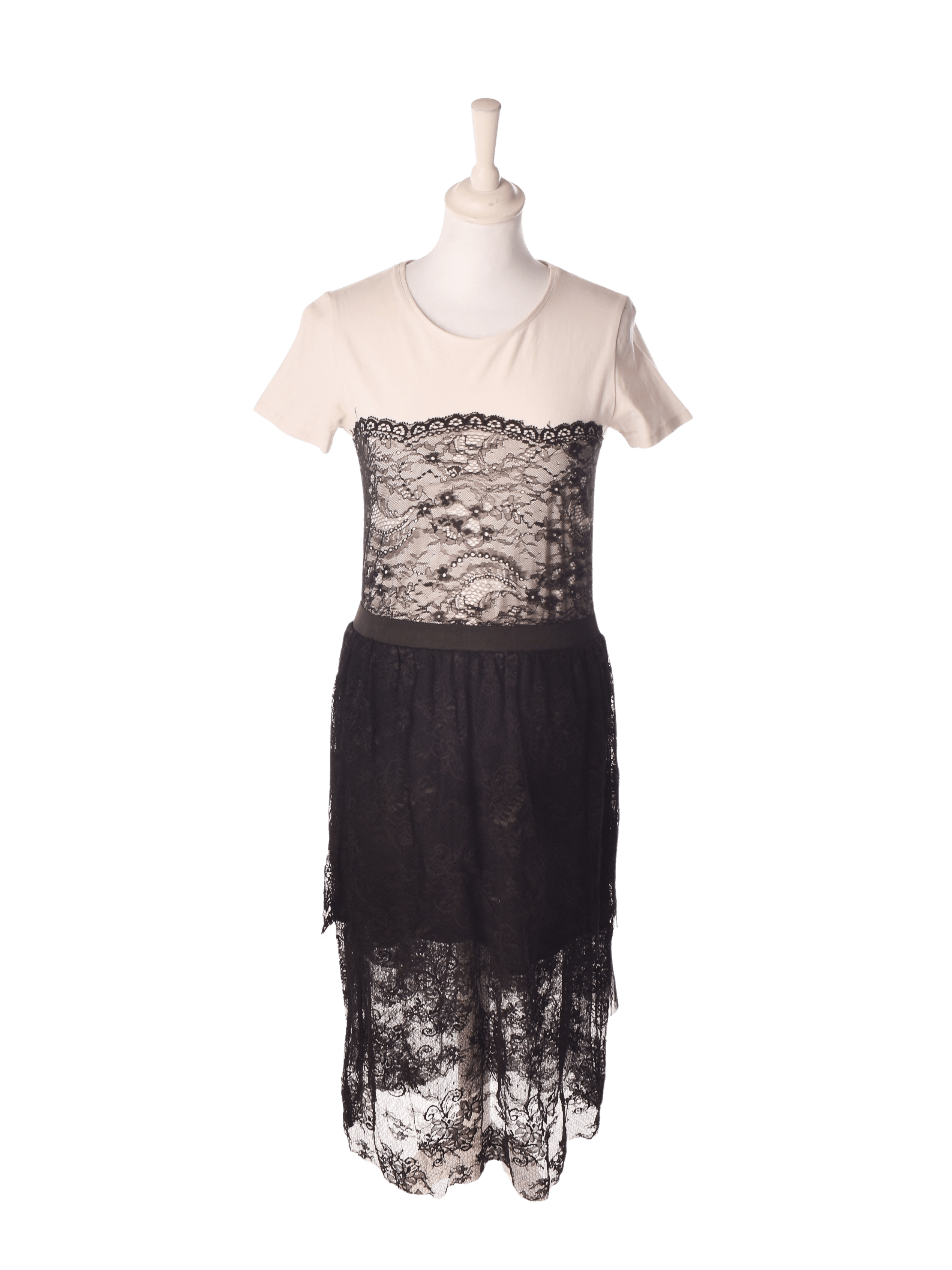 Zara Kjole - S / Hvid / Kvinde - SassyLAB Secondhand