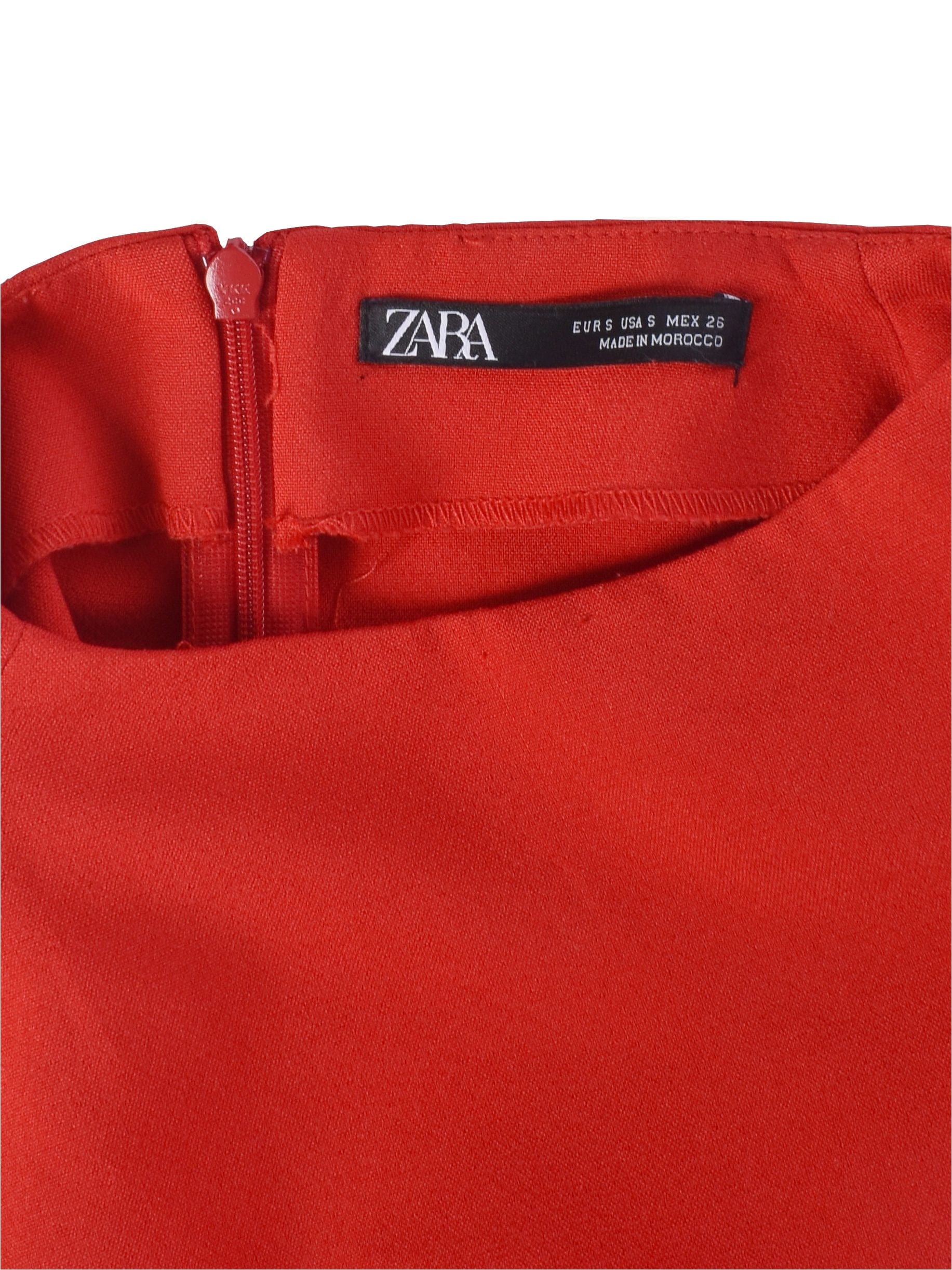 Zara Kjole - S / Rød / Kvinde - SassyLAB Secondhand