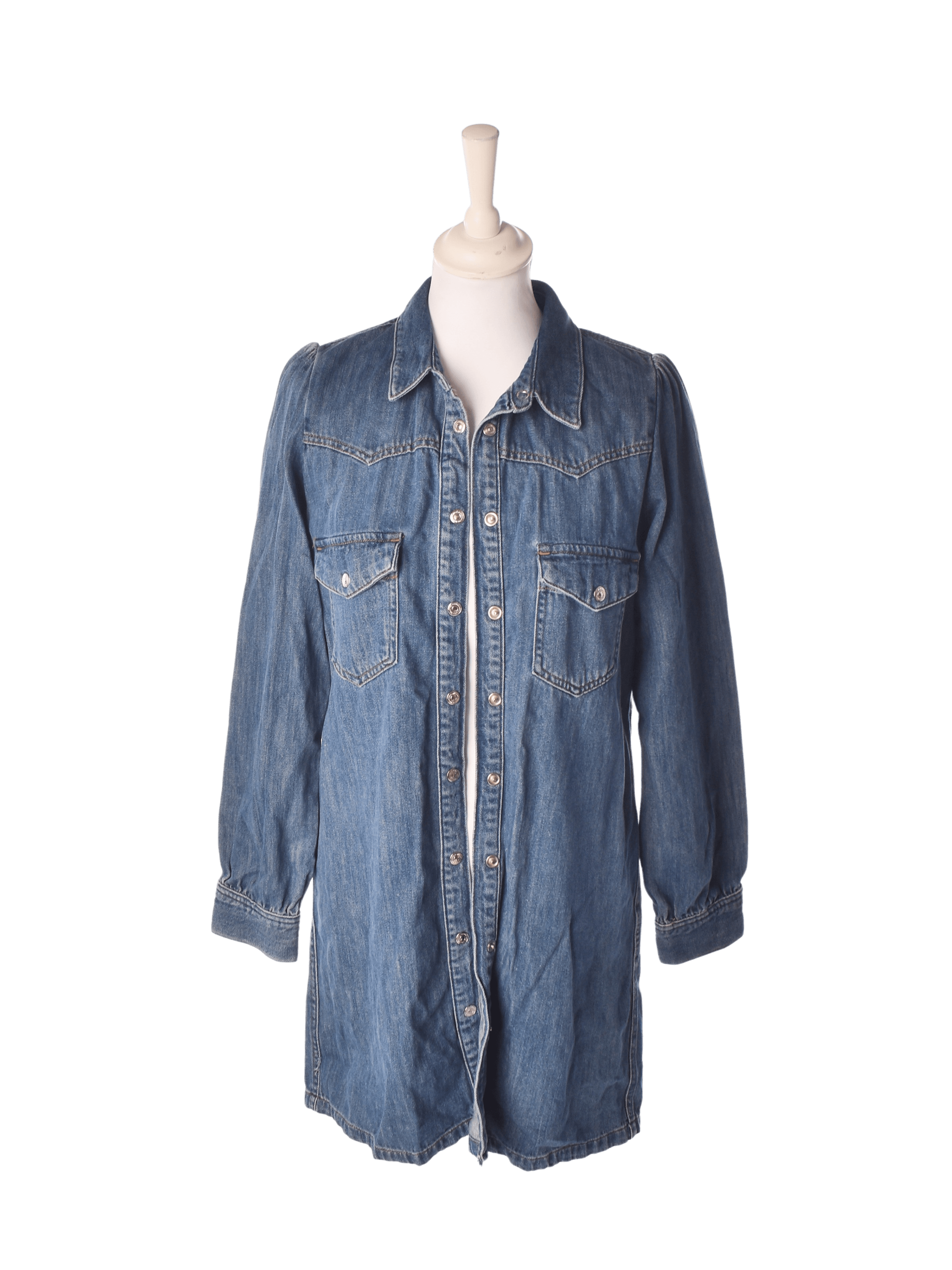 Zara Kjole - XS / Blå / Kvinde - SassyLAB Secondhand