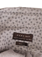 Zara Skjorte - L / Grå / Mand - SassyLAB Secondhand