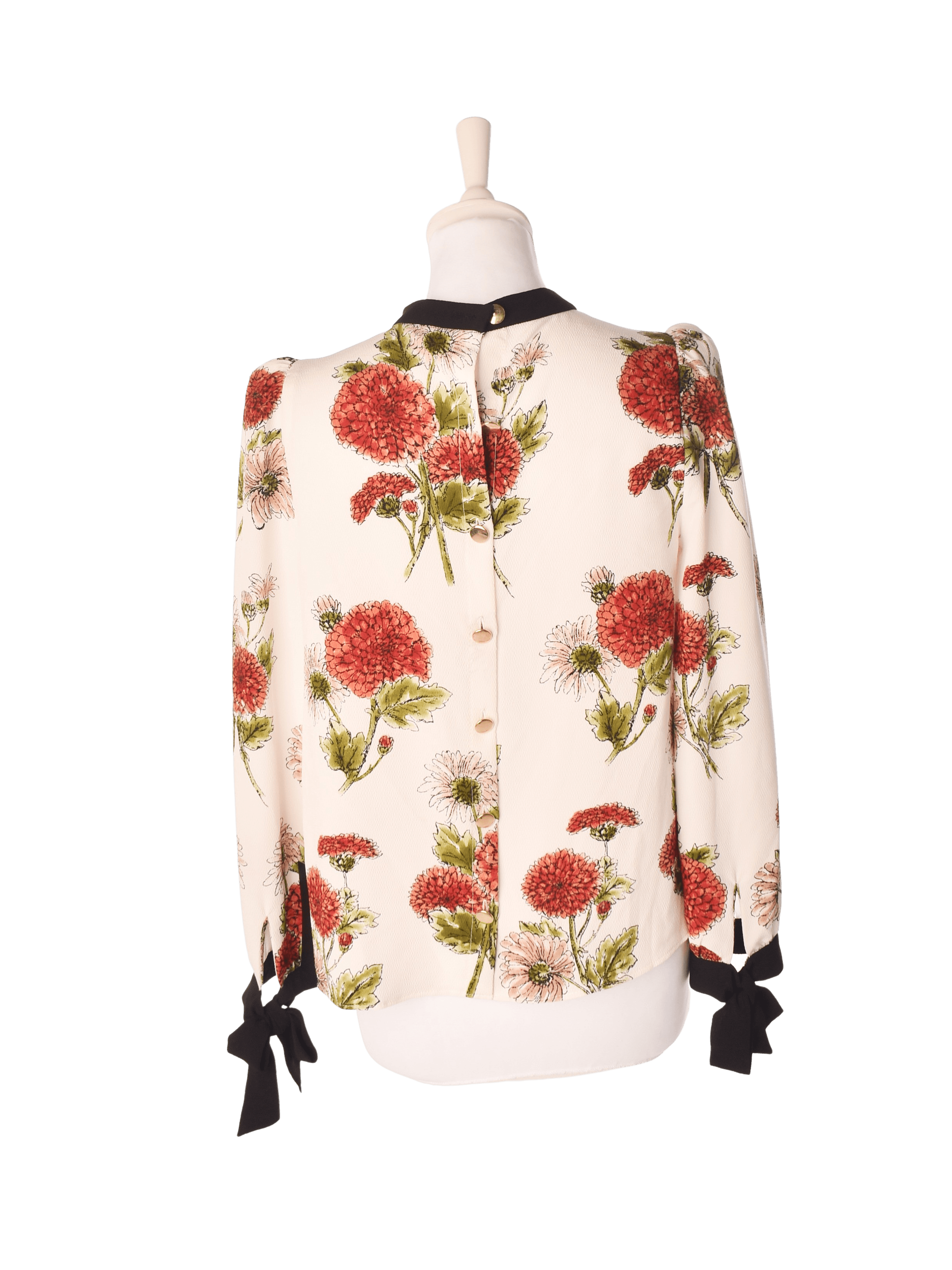 Zara Skjorte - XS / Blomstret / Kvinde - SassyLAB Secondhand