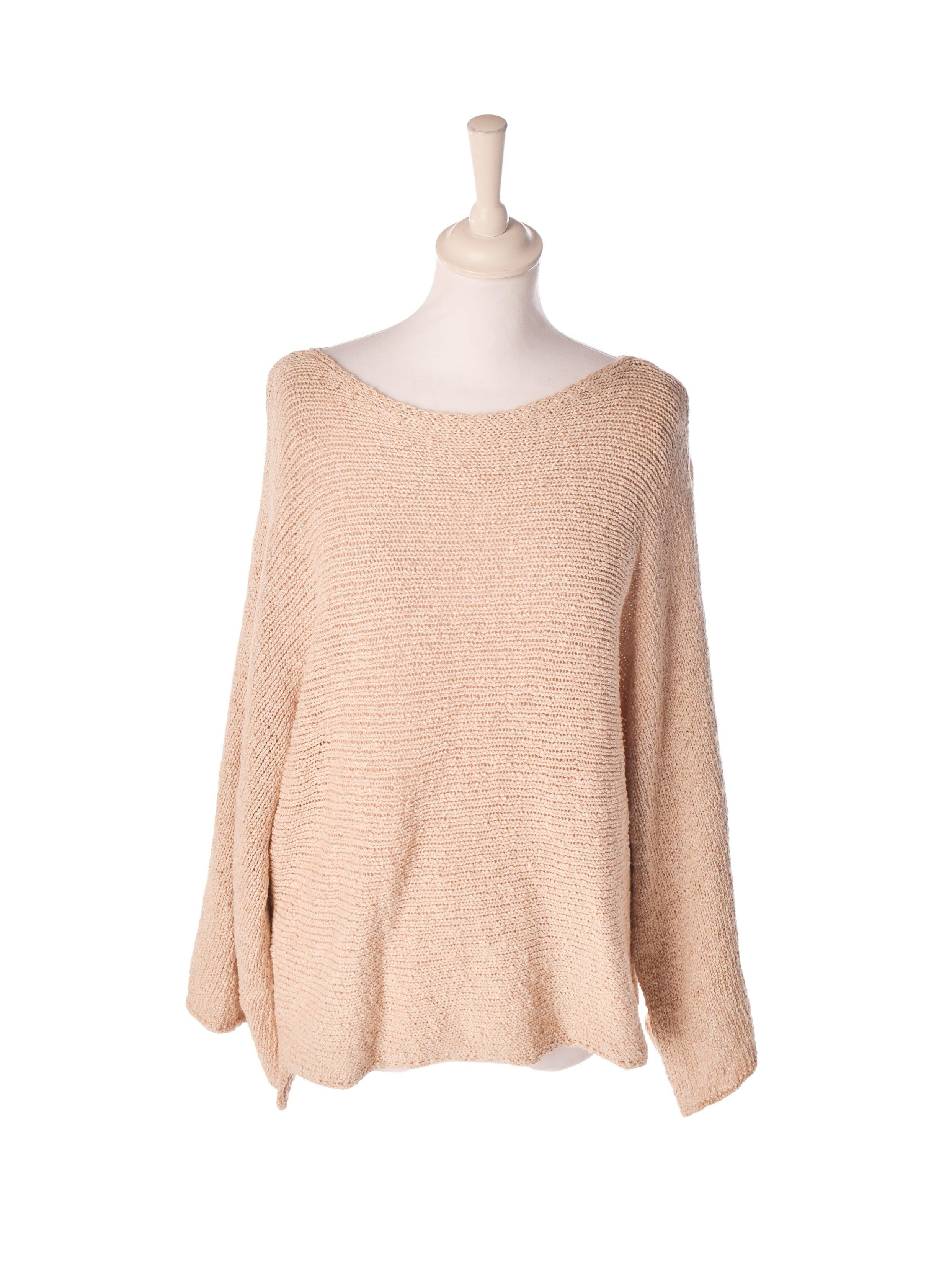 Zara Strik - M / Beige / Kvinde - SassyLAB Secondhand
