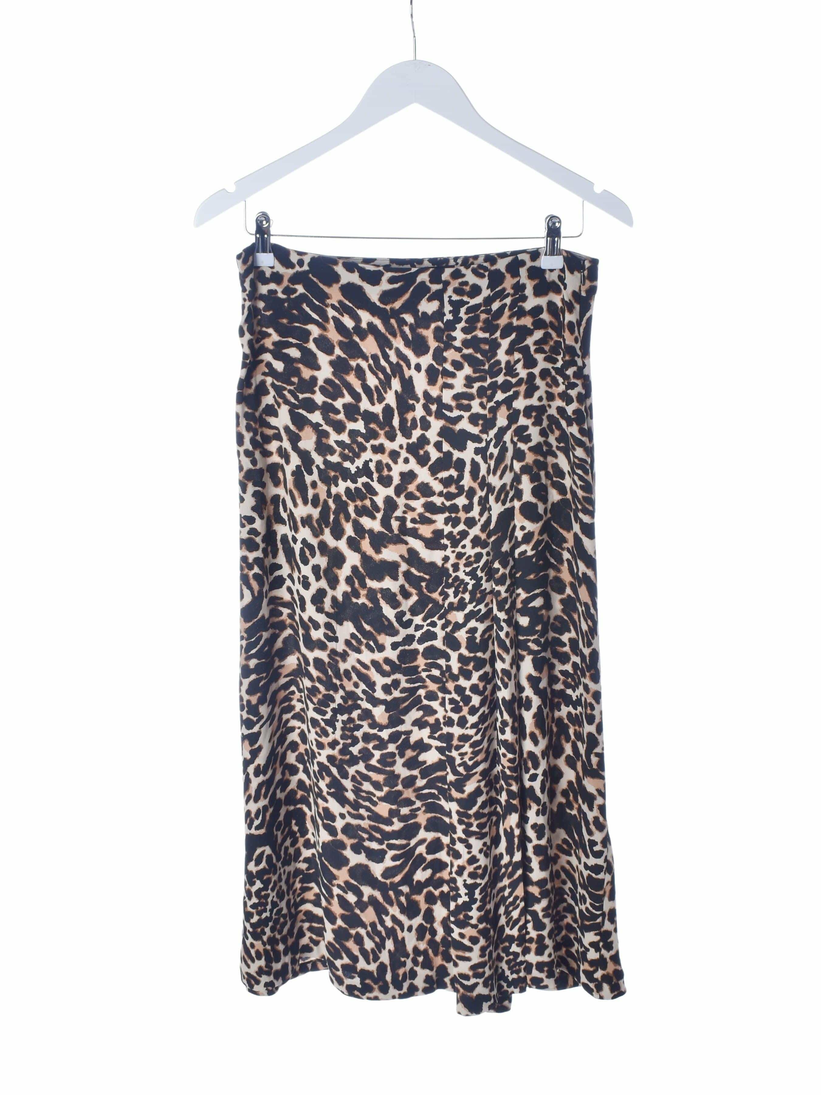 Zara Woman Nederdel - M / Brun / Kvinde - SassyLAB Secondhand