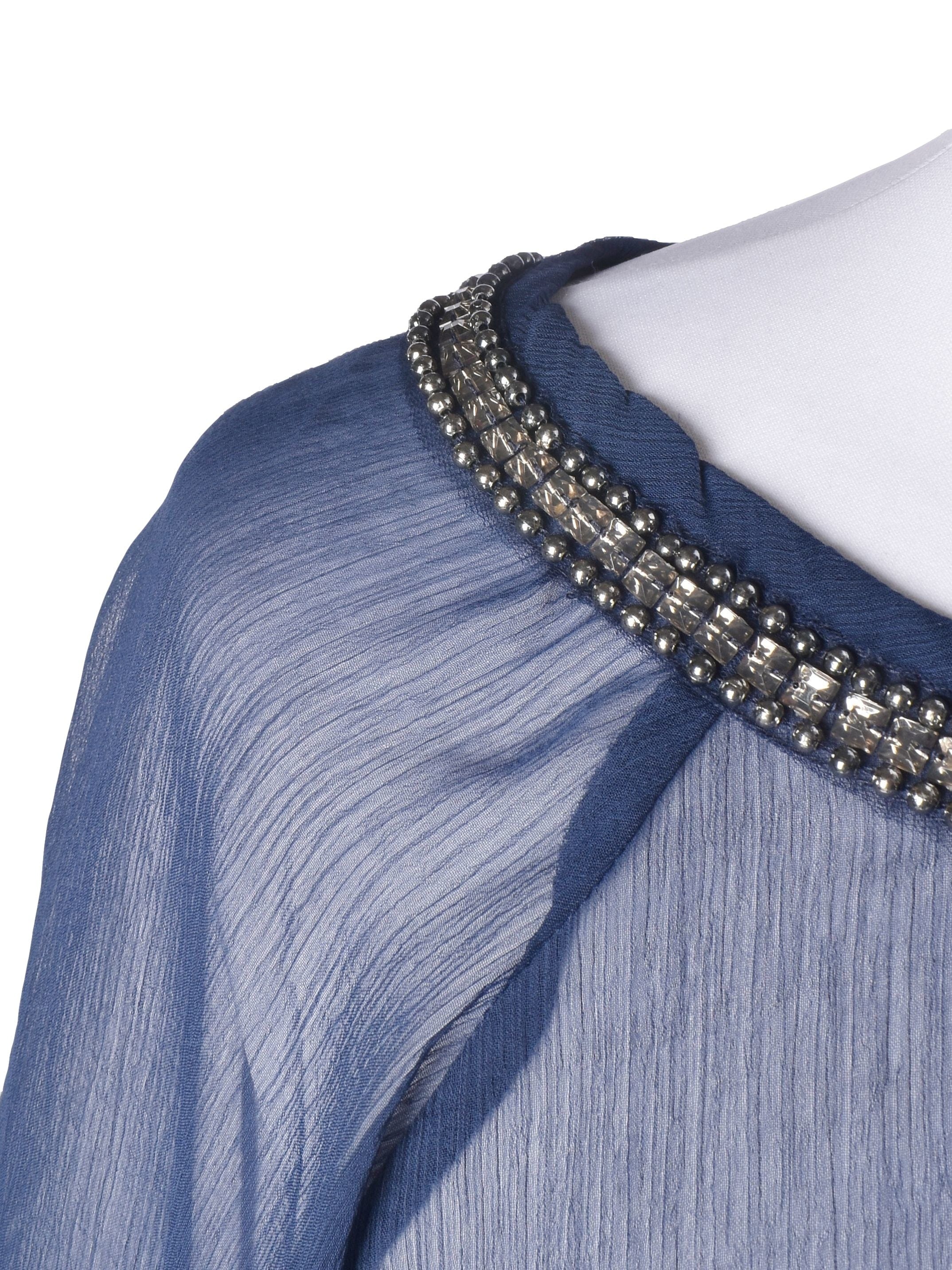Ze-Ze Concept Bluse - S / Blå / Kvinde - SassyLAB Secondhand