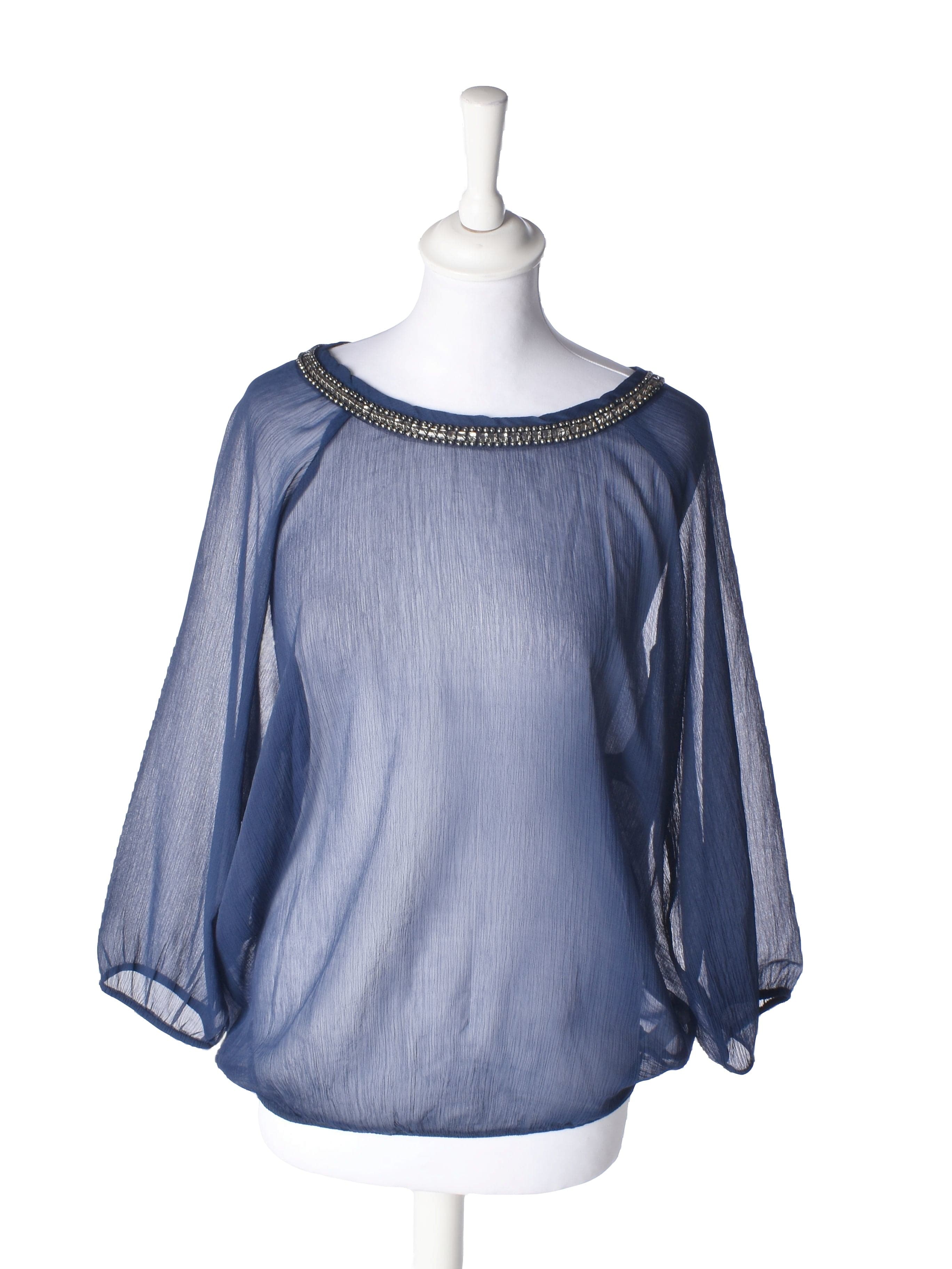 Ze-Ze Concept Bluse - S / Blå / Kvinde - SassyLAB Secondhand