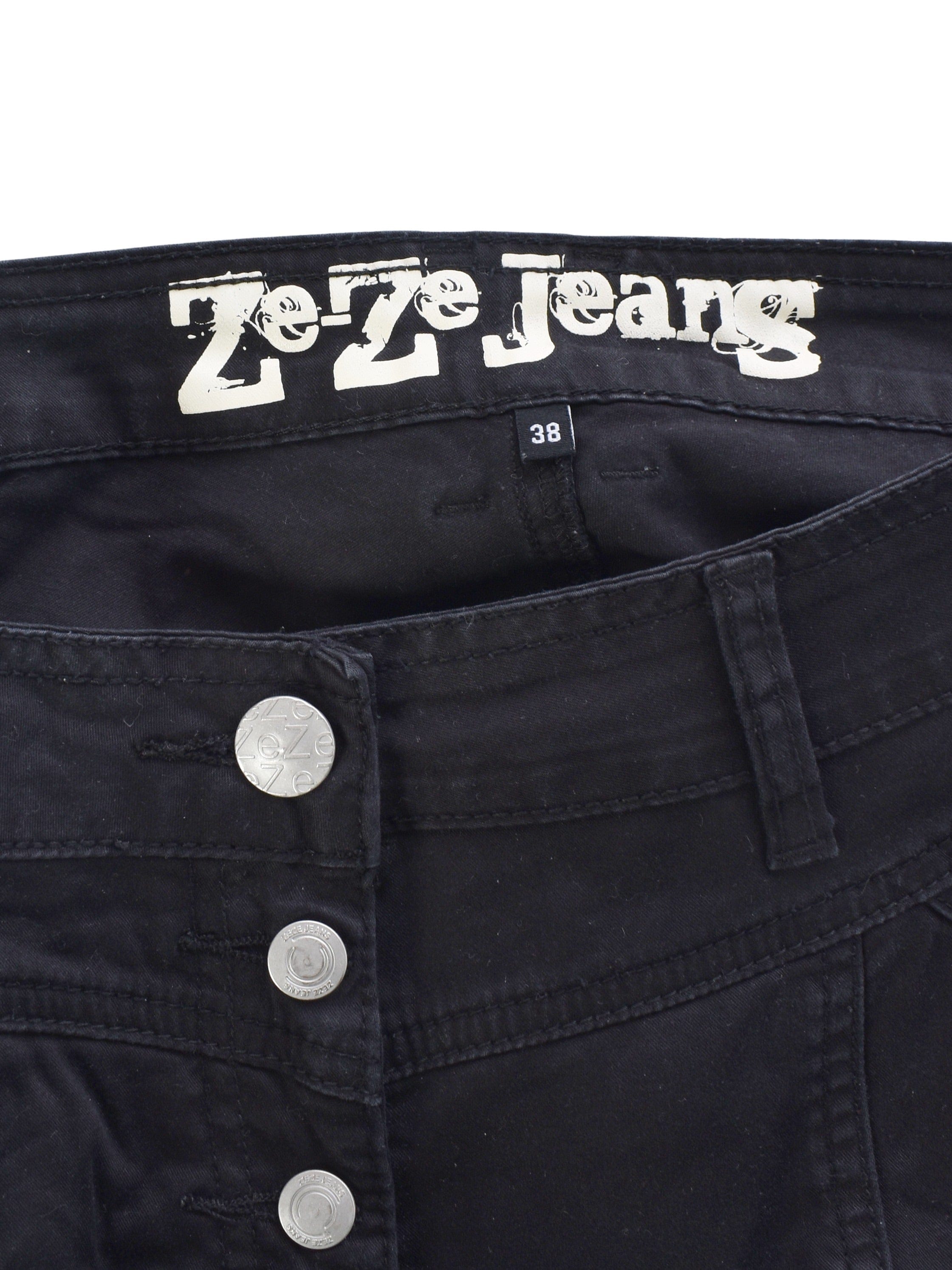 Ze-Ze Jeans Jeans - 38 / Sort / Kvinde - SassyLAB Secondhand