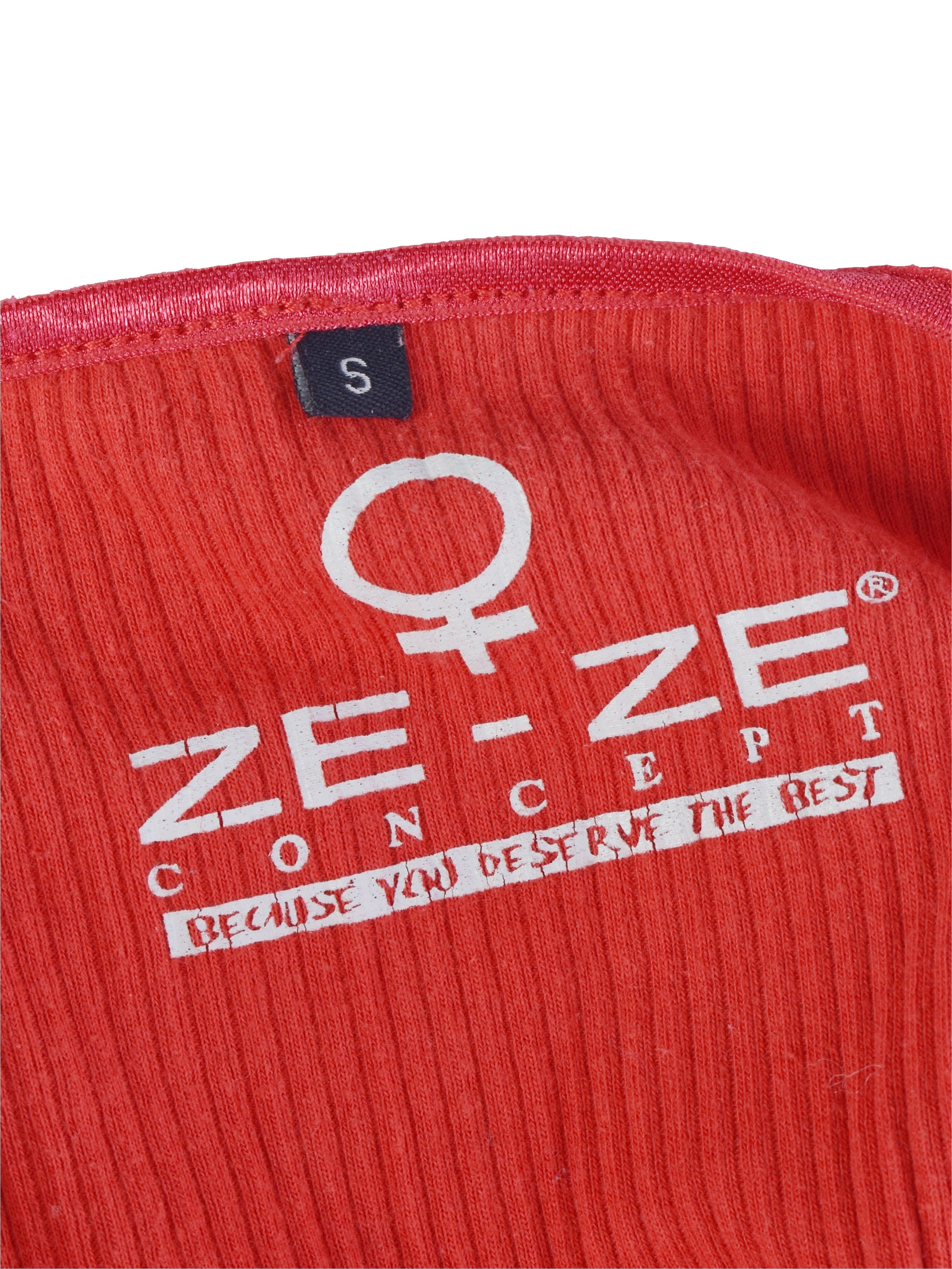 Zeze concept Bluse - S / Rød / Kvinde - SassyLAB Secondhand