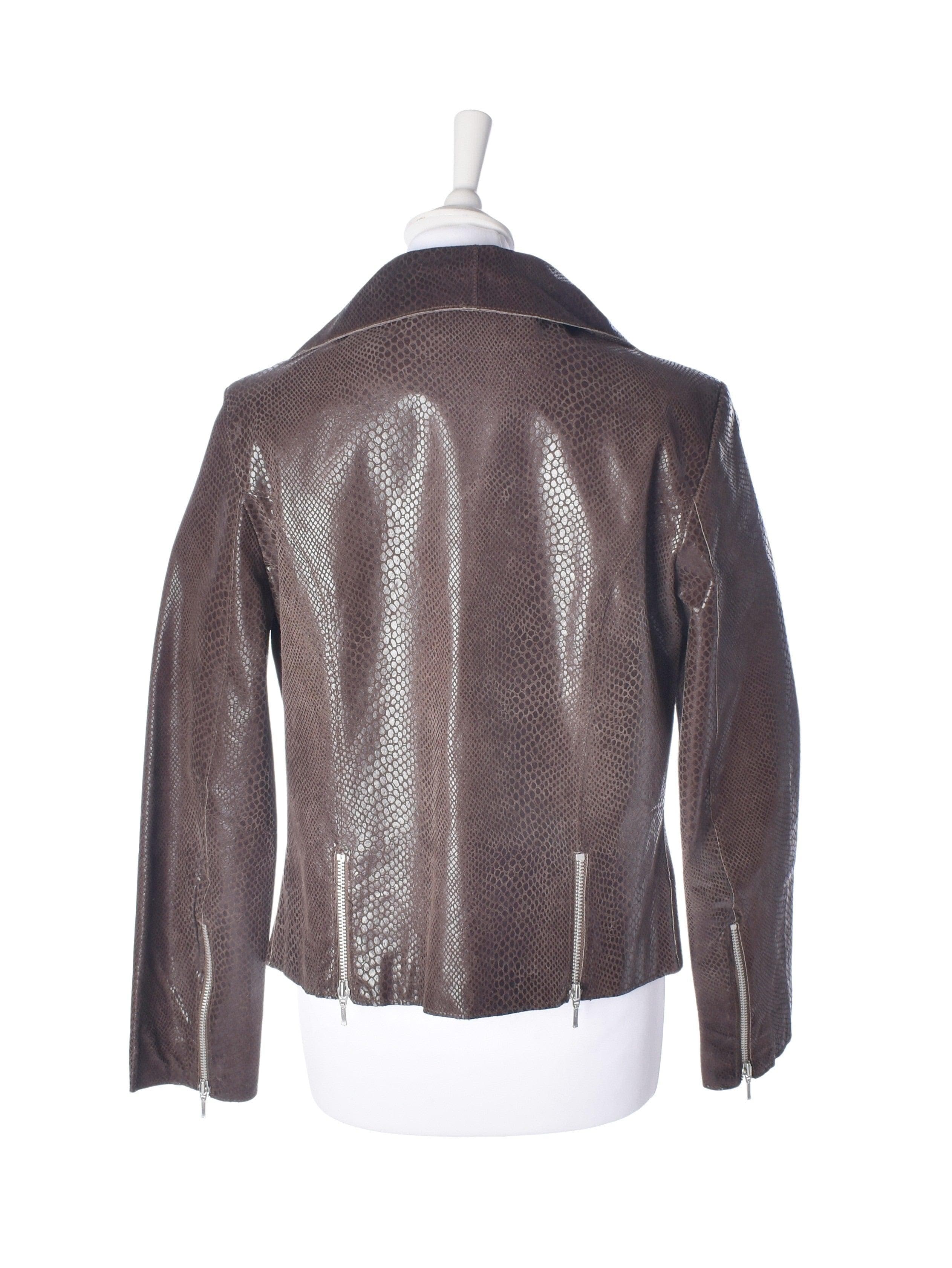 Zipcode Jakke - M / Brun / Kvinde - SassyLAB Secondhand