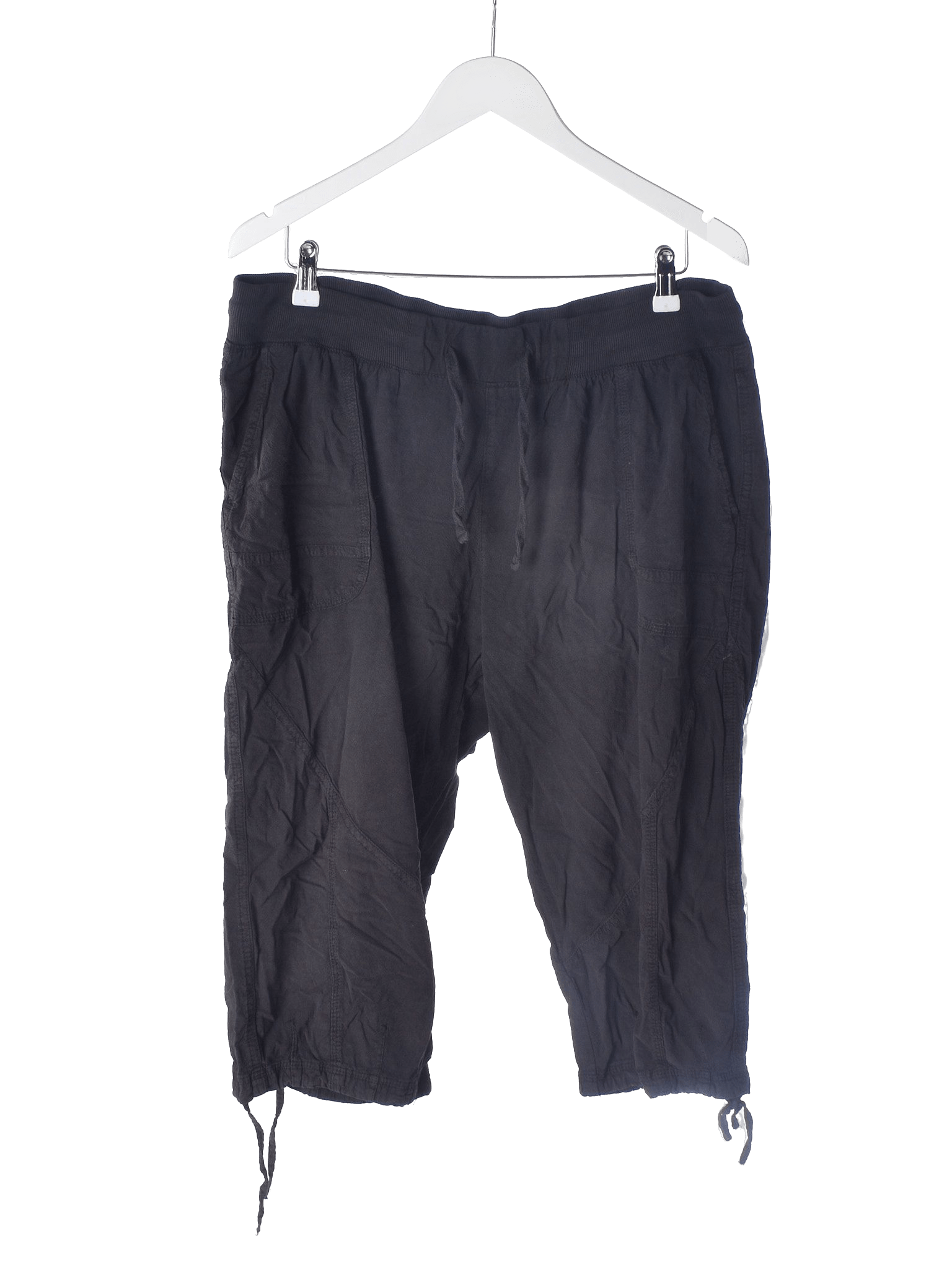 Zizzi 3/4 Bukser - M / Sort / Kvinde - SassyLAB Secondhand