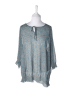 Zizzi Bluse - L / Blå / Kvinde - SassyLAB Secondhand