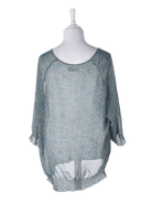 Zizzi Bluse - L / Blå / Kvinde - SassyLAB Secondhand