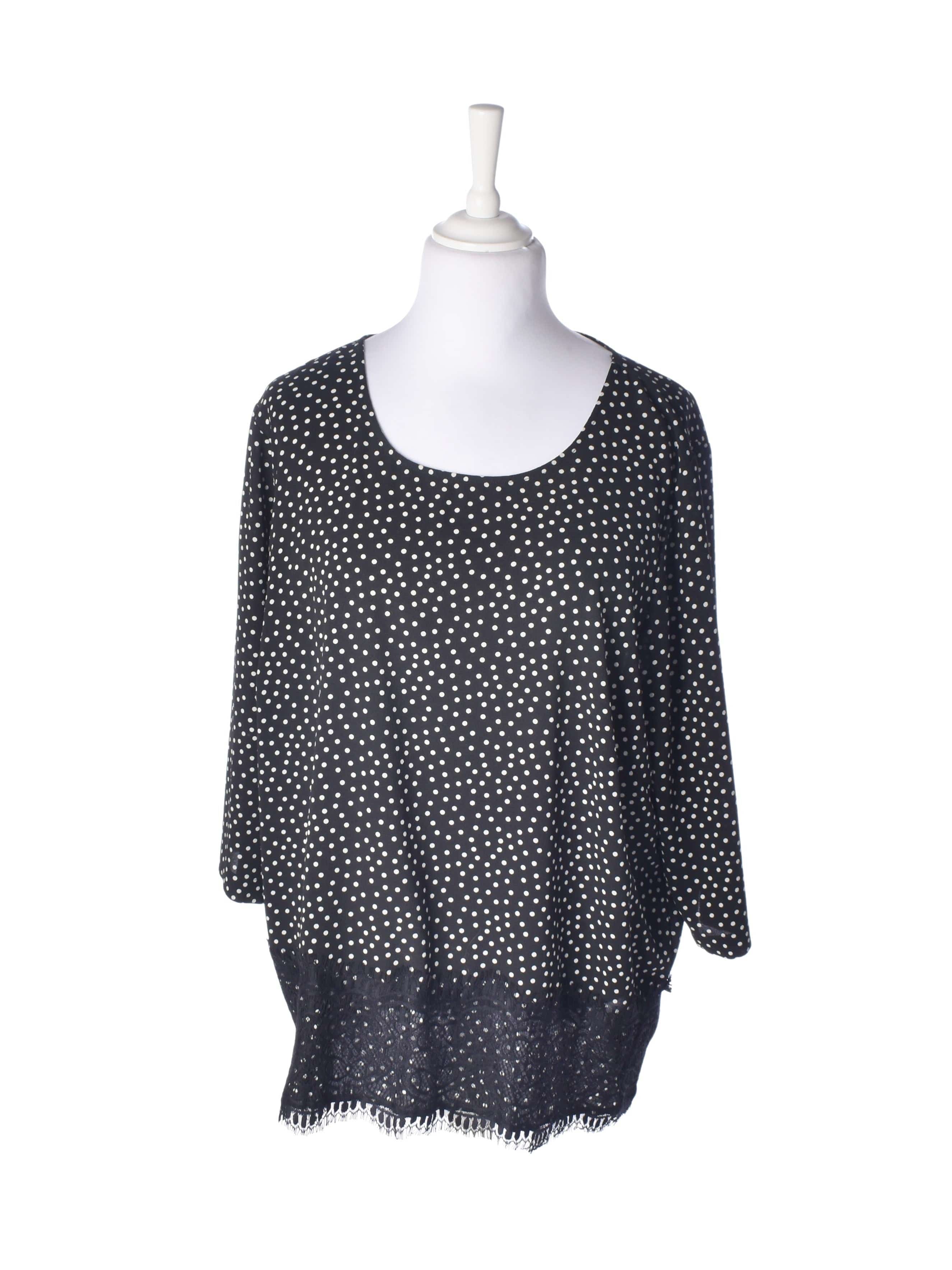 Zizzi Bluse - L / Sort / Kvinde - SassyLAB Secondhand