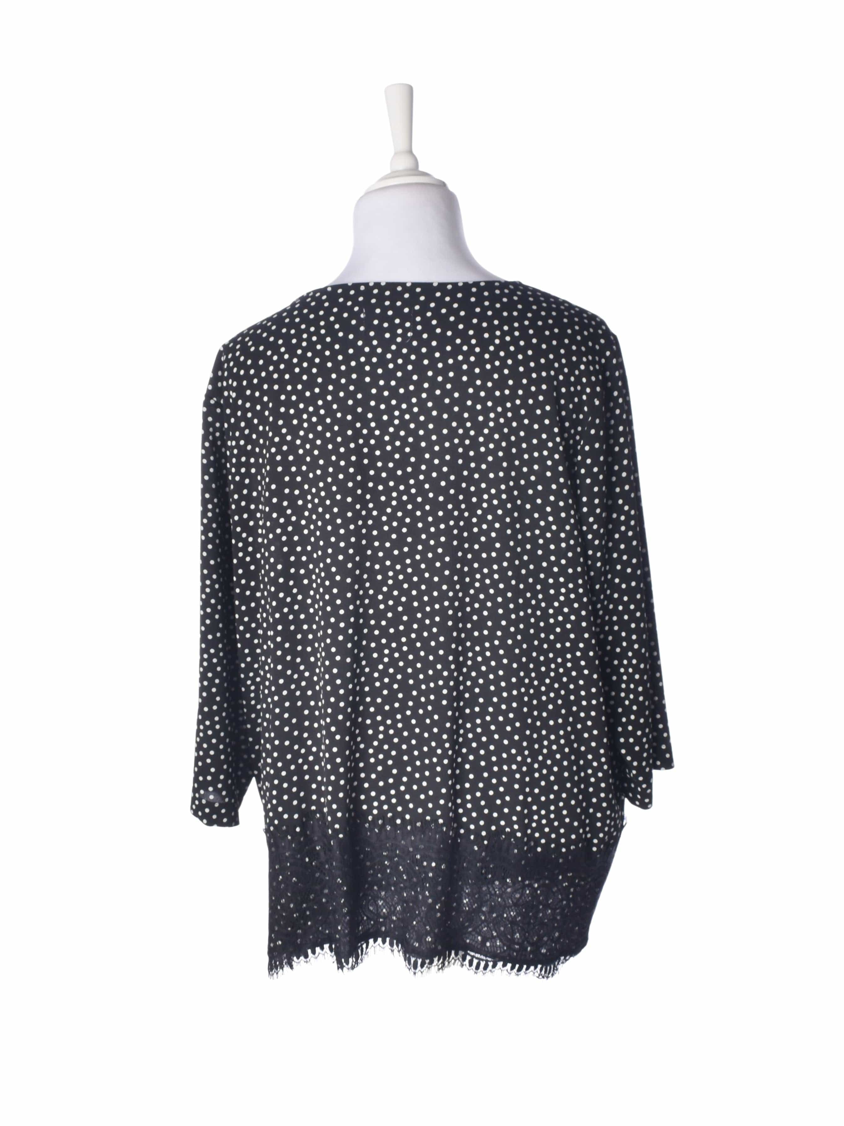 Zizzi Bluse - L / Sort / Kvinde - SassyLAB Secondhand