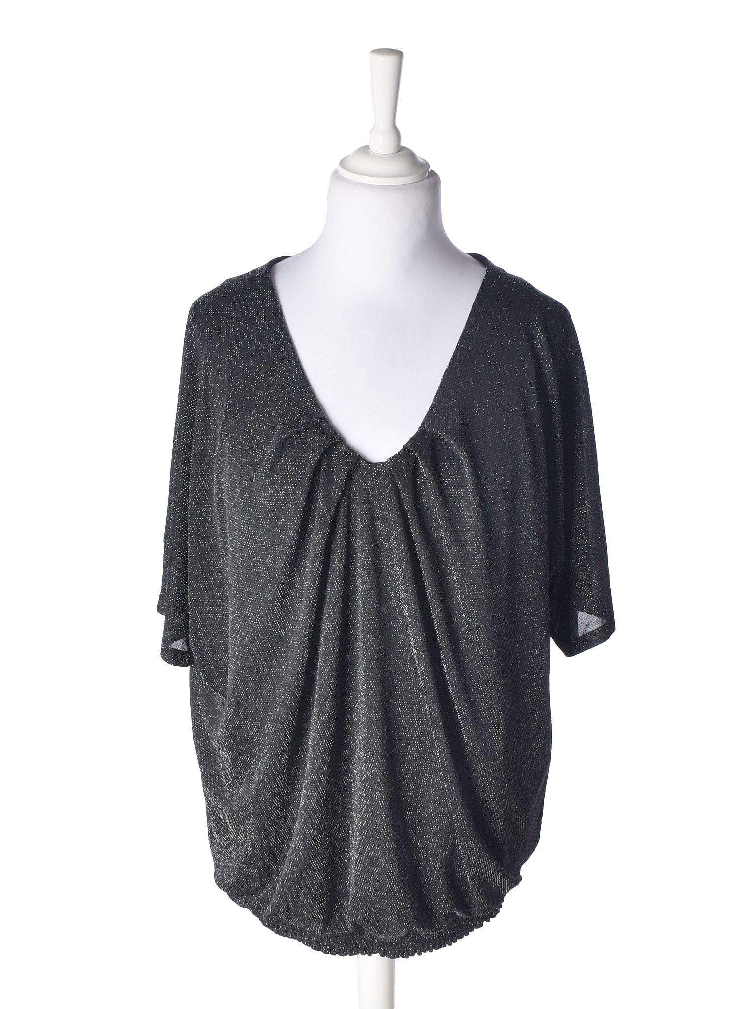 Zizzi Bluse - M / Sort / Kvinde - SassyLAB Secondhand