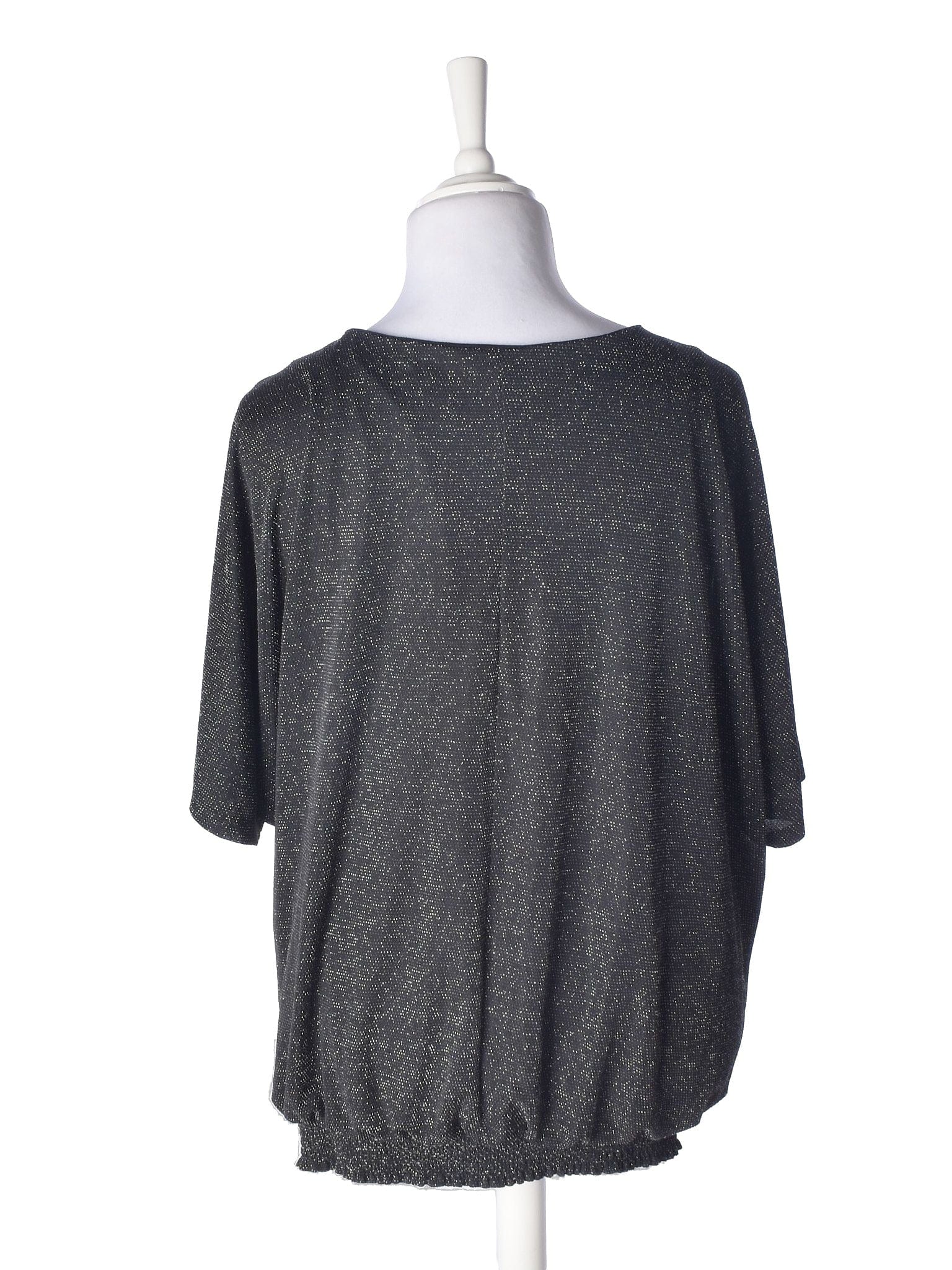 Zizzi Bluse - M / Sort / Kvinde - SassyLAB Secondhand