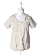 Zizzi Bluse - S / Beige / Kvinde - SassyLAB Secondhand