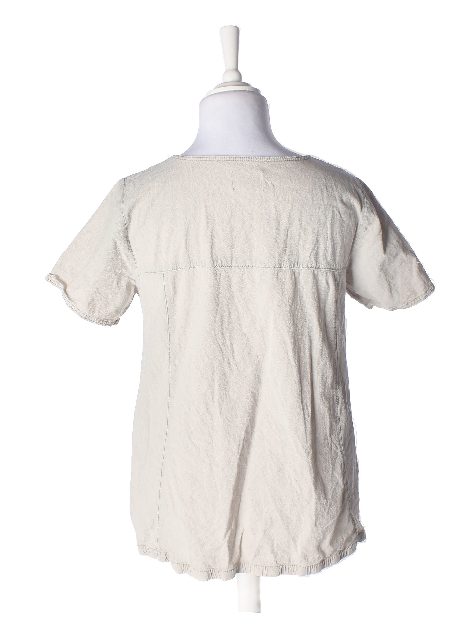 Zizzi Bluse - S / Beige / Kvinde - SassyLAB Secondhand