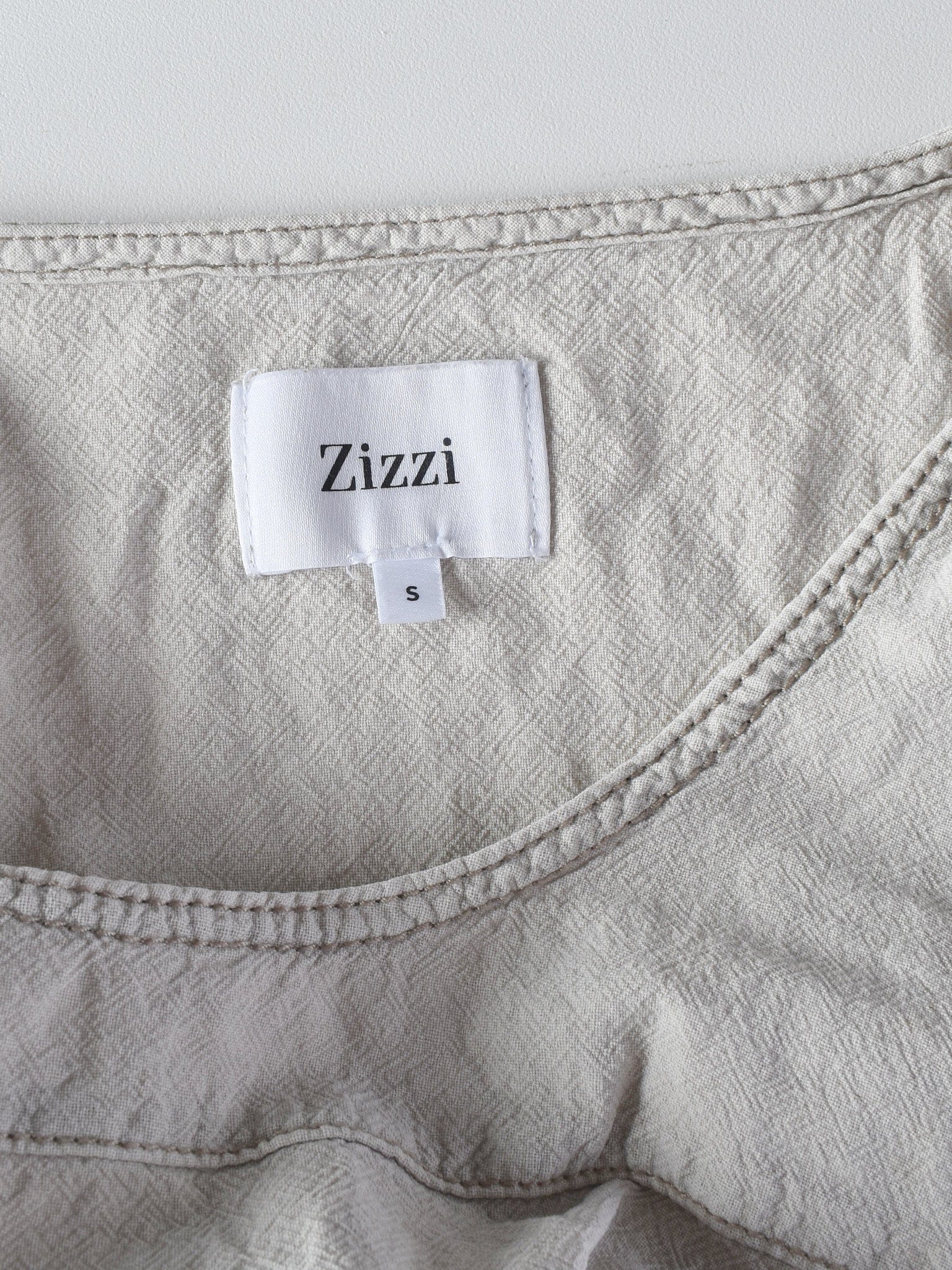 Zizzi Bluse - S / Beige / Kvinde - SassyLAB Secondhand