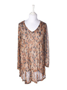 Zizzi Kjole - S / Brun / Kvinde - SassyLAB Secondhand