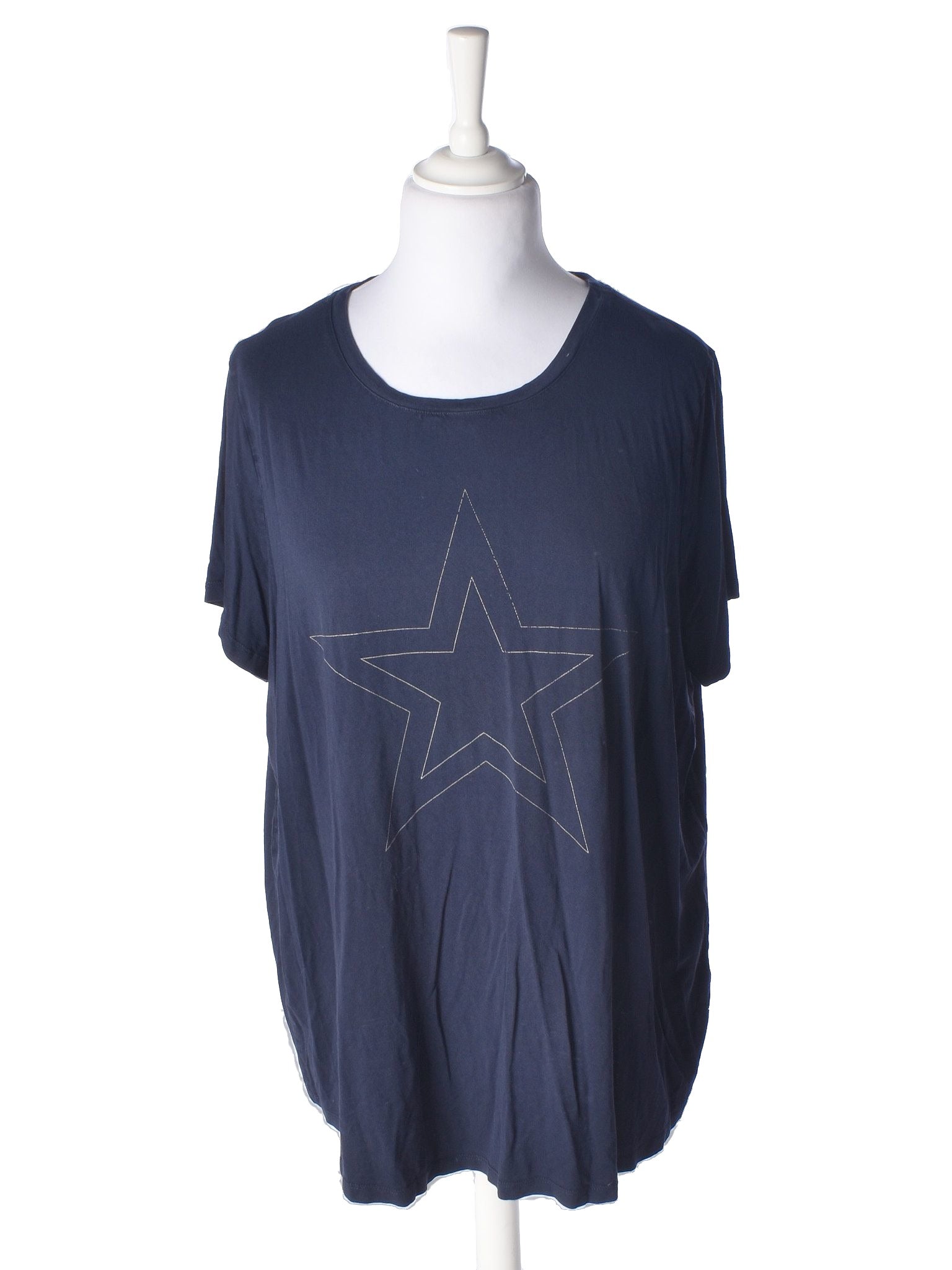 Zizzi T-Shirt - L / Blå / Kvinde - SassyLAB Secondhand