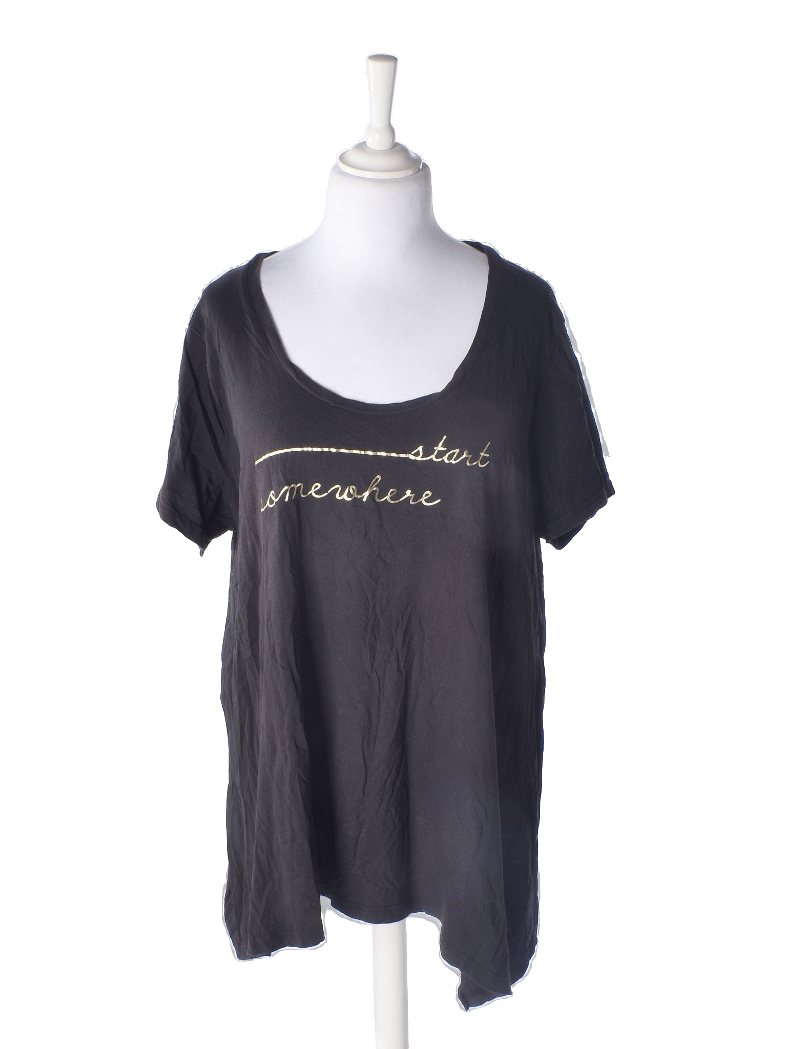 Zizzi T-Shirt - XL / Sort / Kvinde - SassyLAB Secondhand