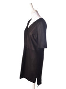Secondhand Sort Læder Kjole fra Selected Femme - SassyLAB.dk